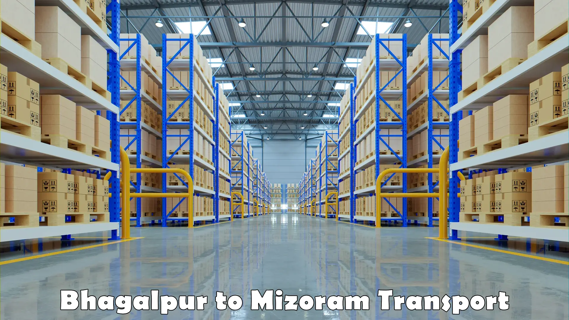 Air freight transport services Bhagalpur to Mizoram University Aizawl