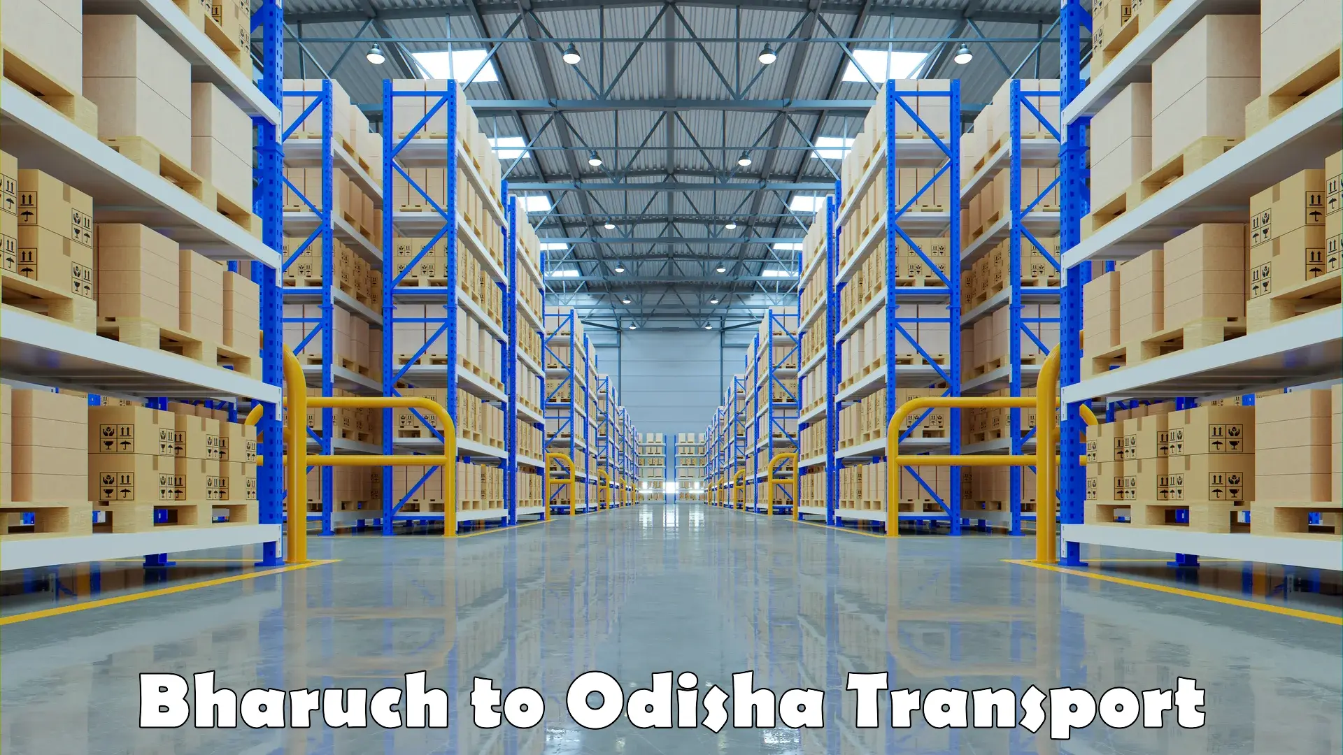 Package delivery services Bharuch to Odisha