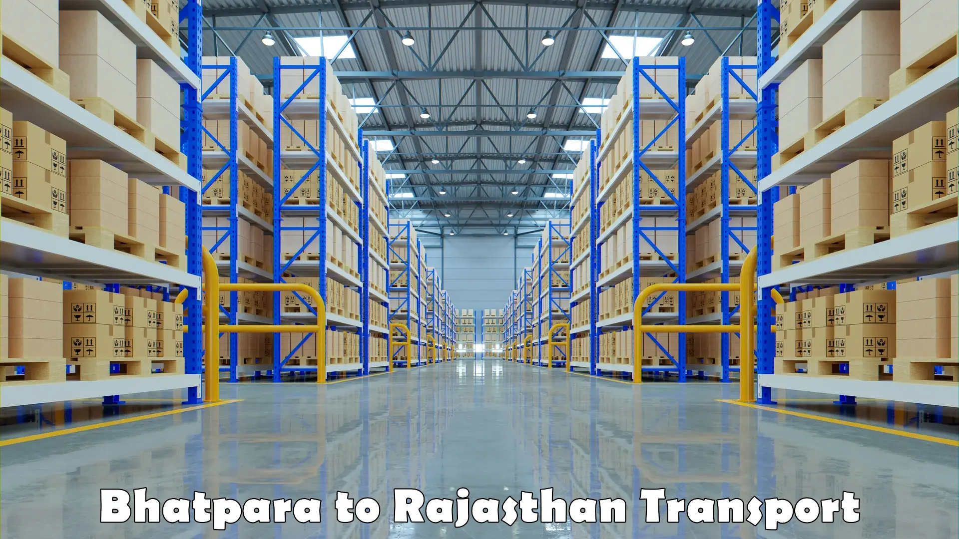 Container transportation services Bhatpara to Rajasthan