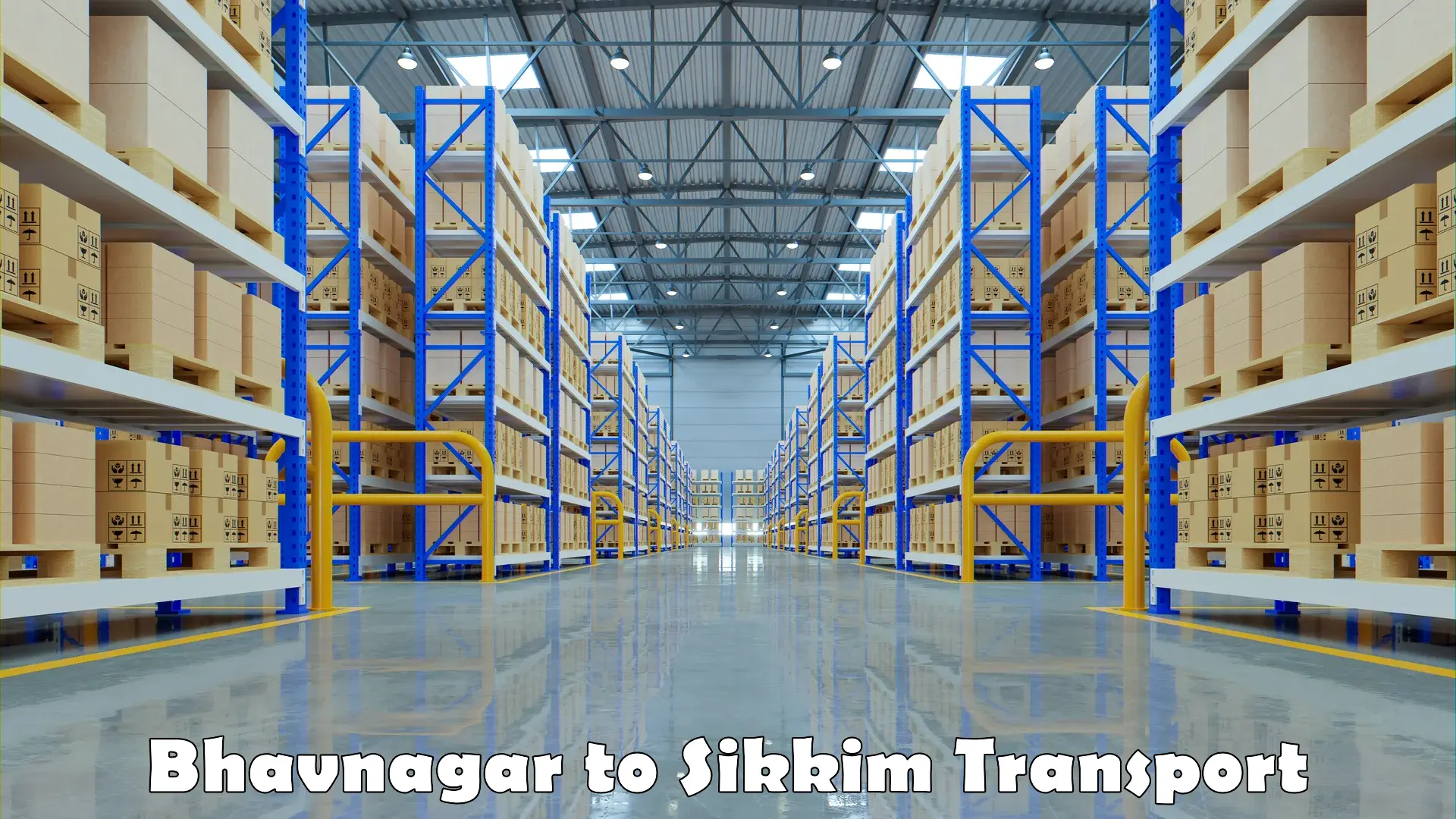 Container transportation services Bhavnagar to Pelling
