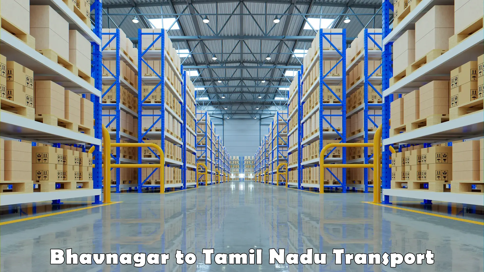 Two wheeler parcel service Bhavnagar to Tamil Nadu