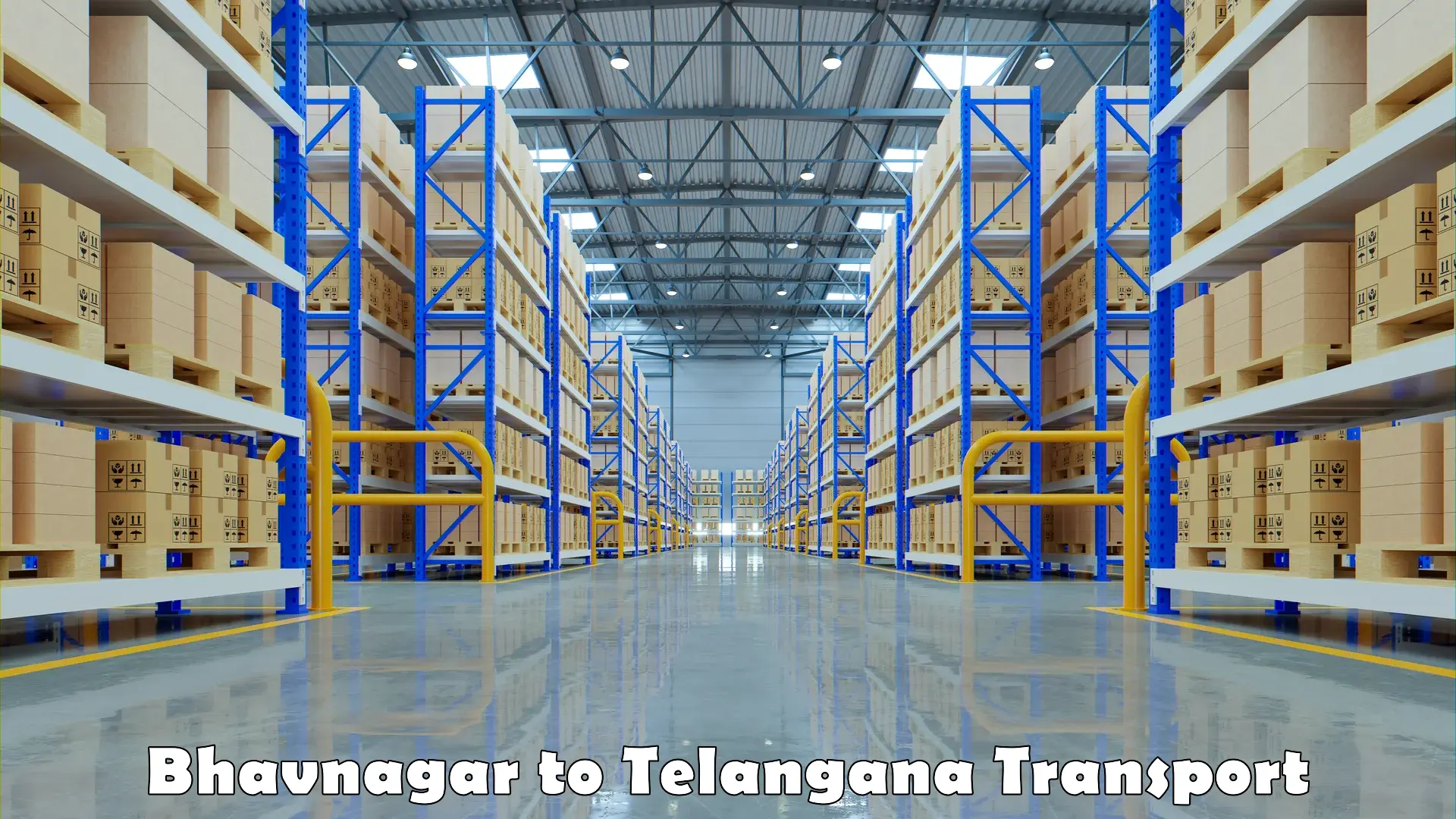 Goods transport services Bhavnagar to Sangareddy