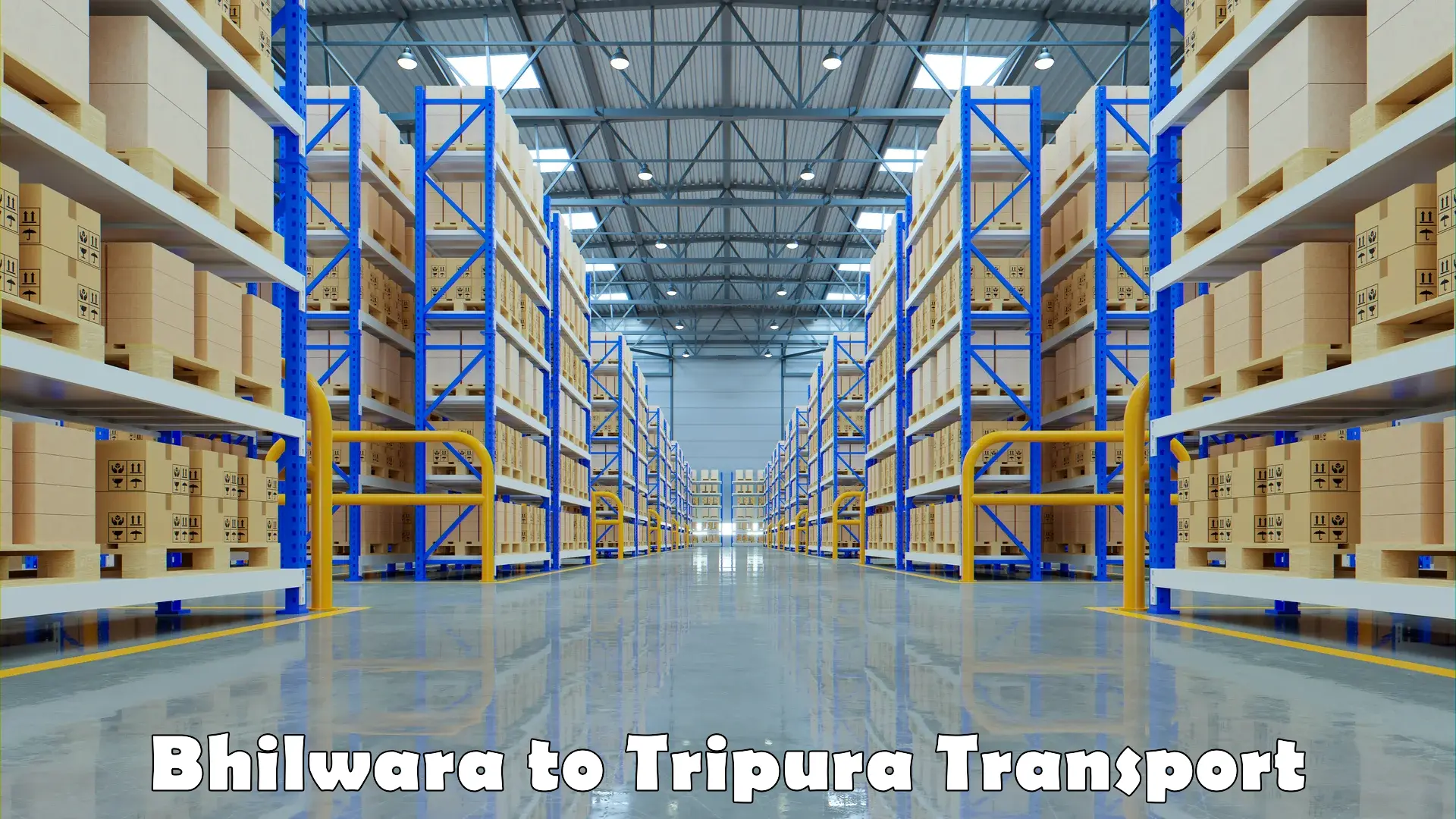 Air freight transport services Bhilwara to Teliamura