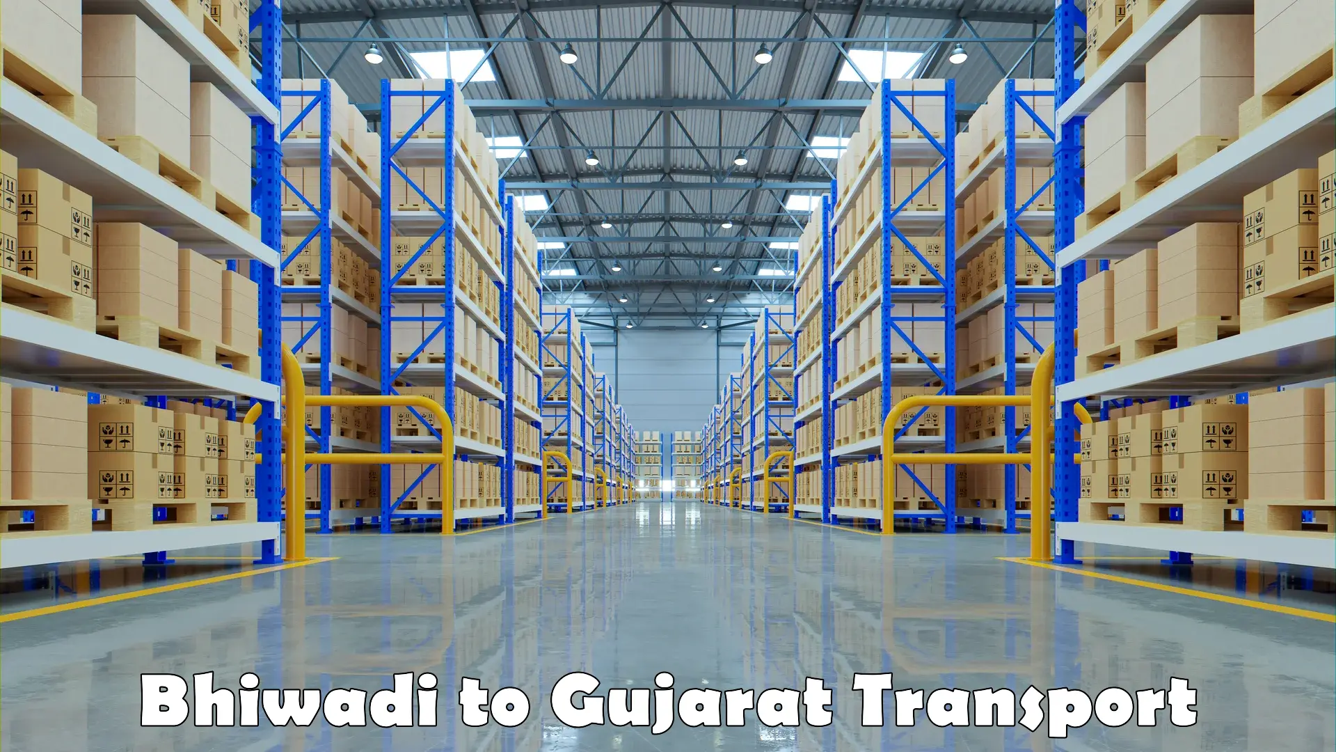 Nationwide transport services in Bhiwadi to Kalol Gujarat