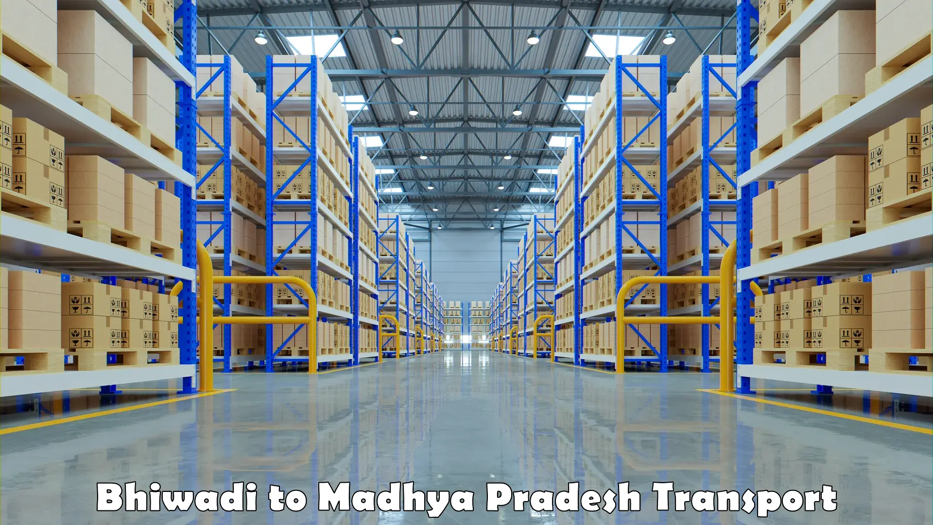 Vehicle transport services Bhiwadi to Madhya Pradesh