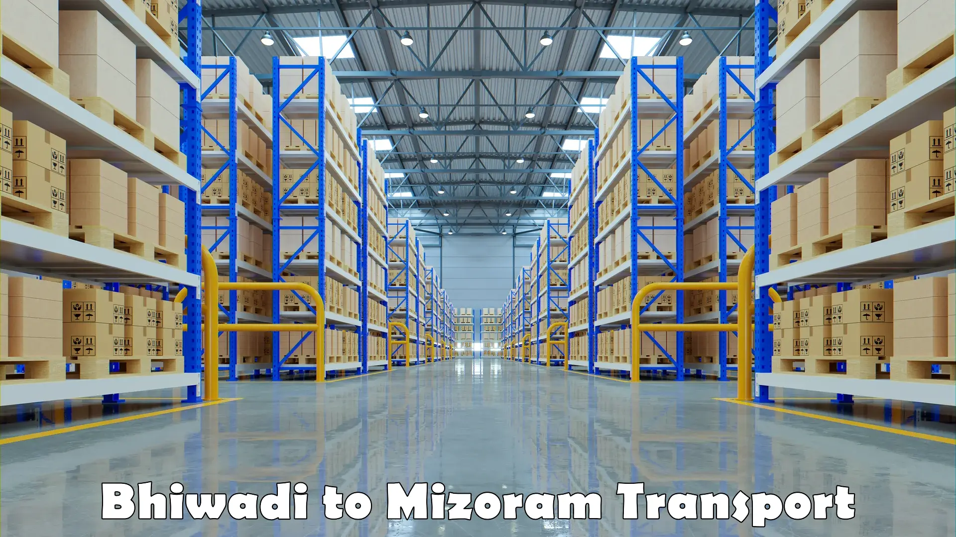 Cargo transportation services in Bhiwadi to NIT Aizawl