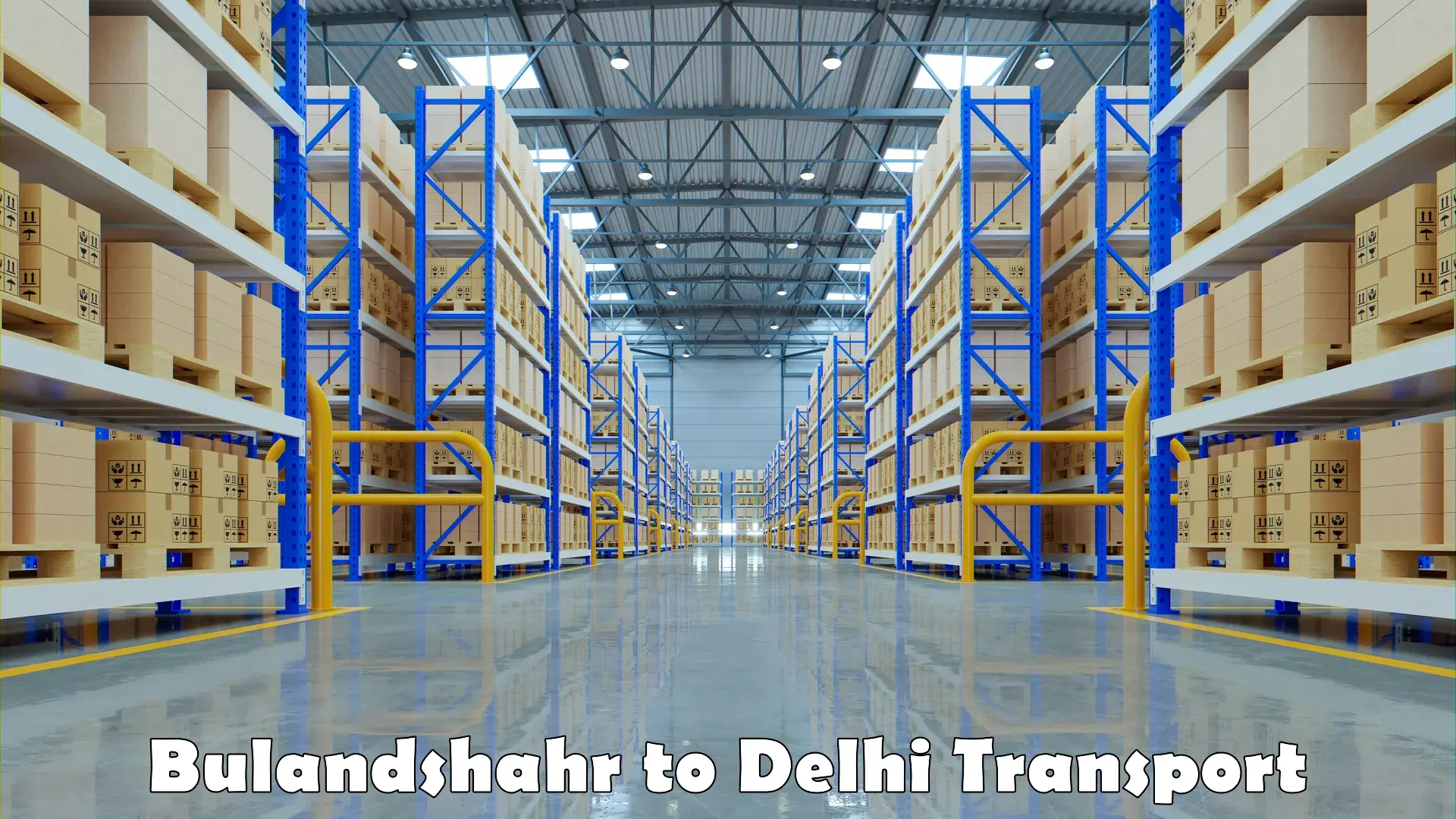 Air cargo transport services Bulandshahr to Delhi