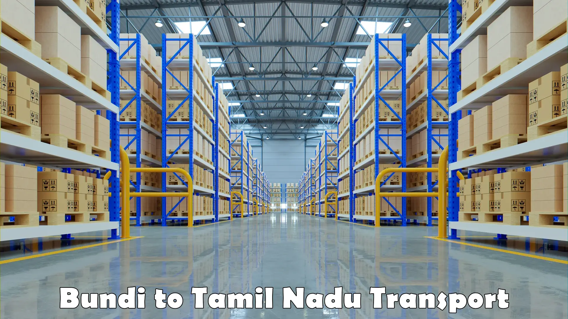 Container transport service in Bundi to Tamil Nadu
