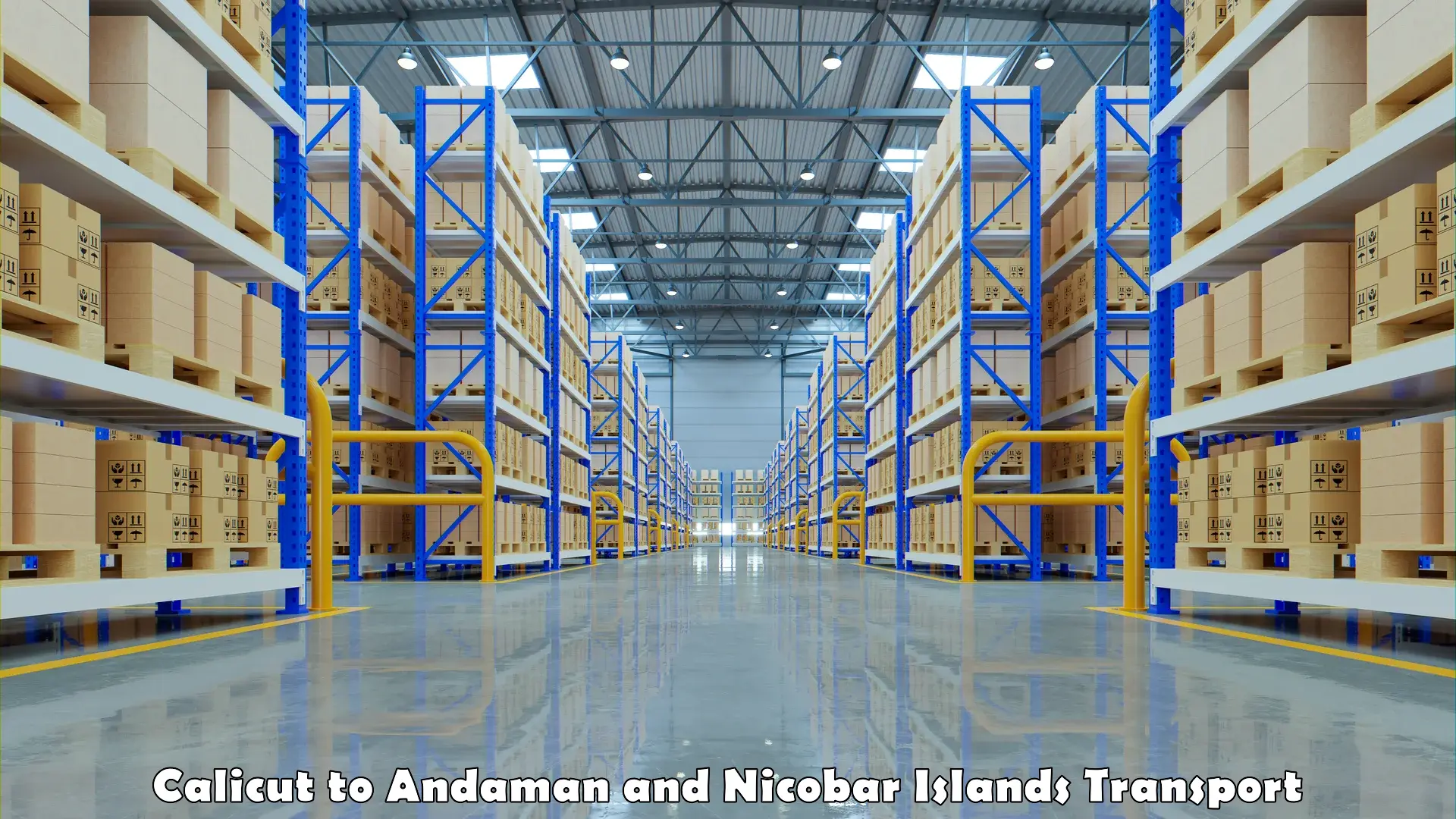 India truck logistics services Calicut to Andaman and Nicobar Islands