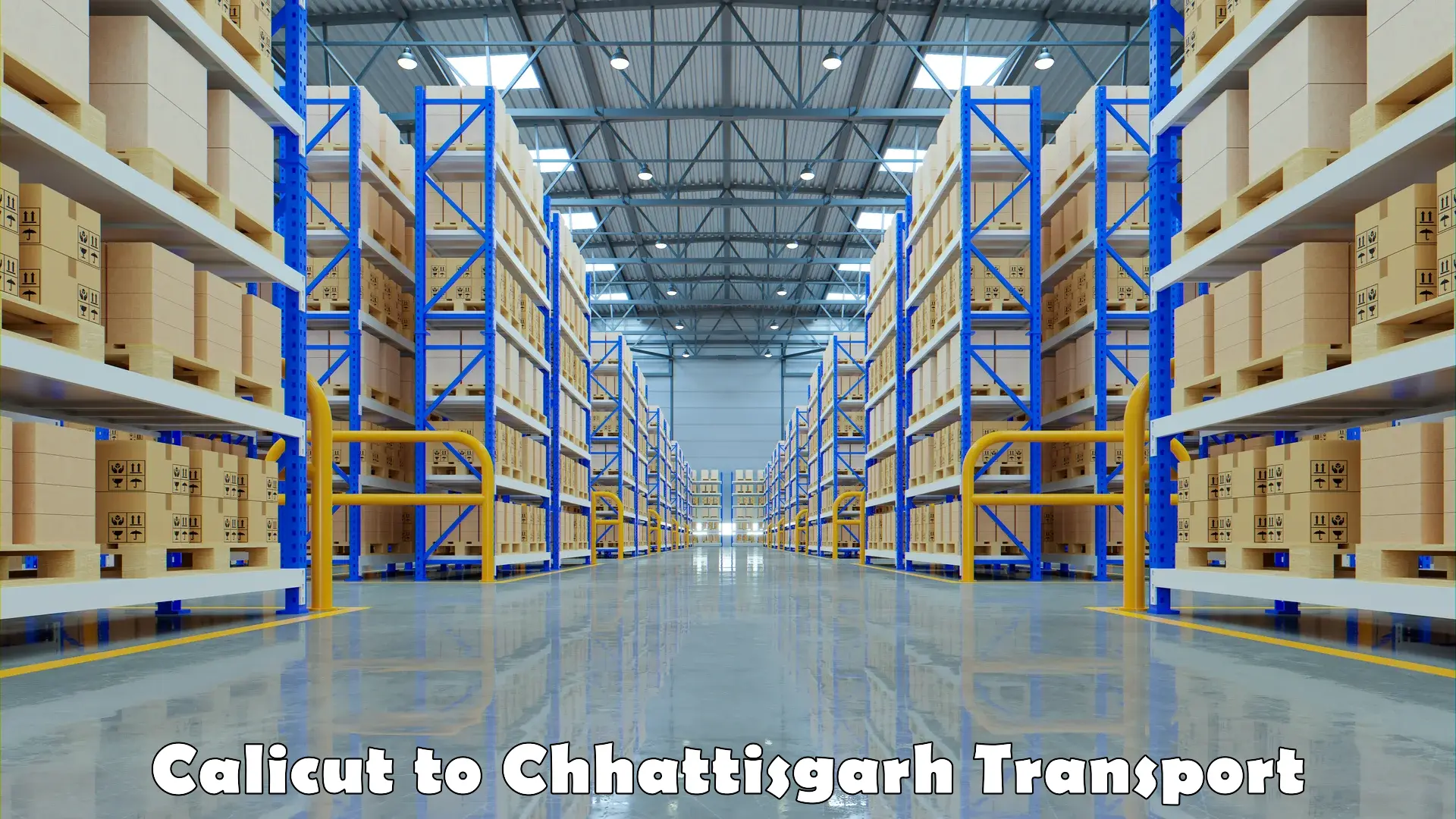 Domestic goods transportation services Calicut to Chhattisgarh