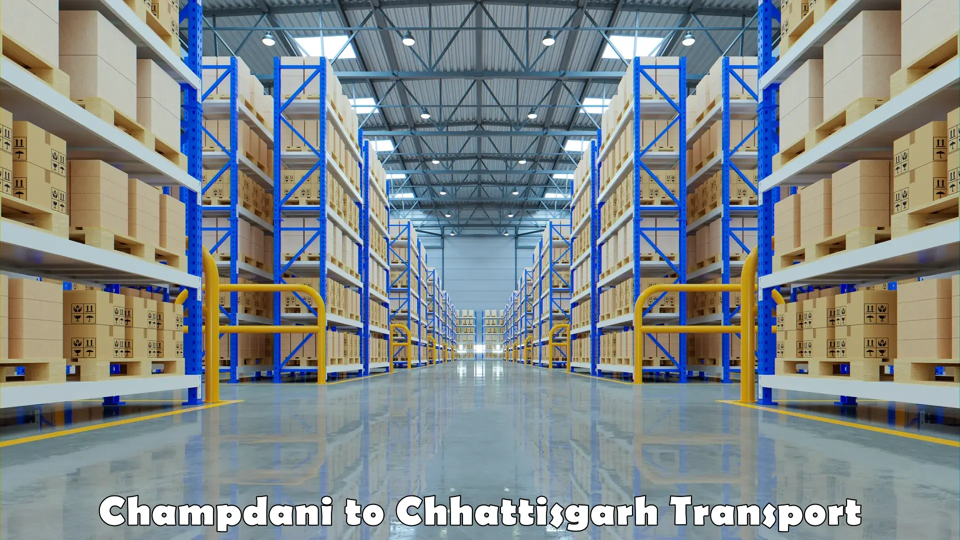 Part load transport service in India Champdani to Sirpur