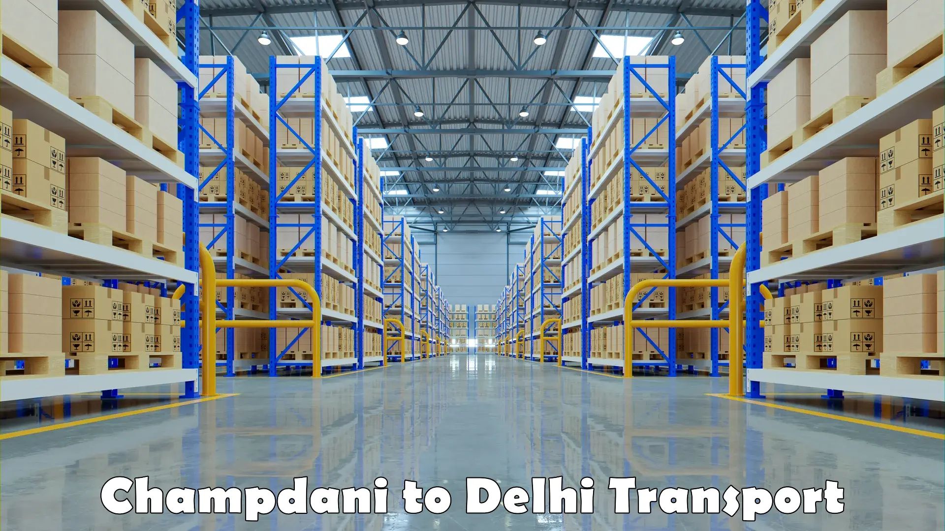 Interstate goods transport Champdani to Delhi