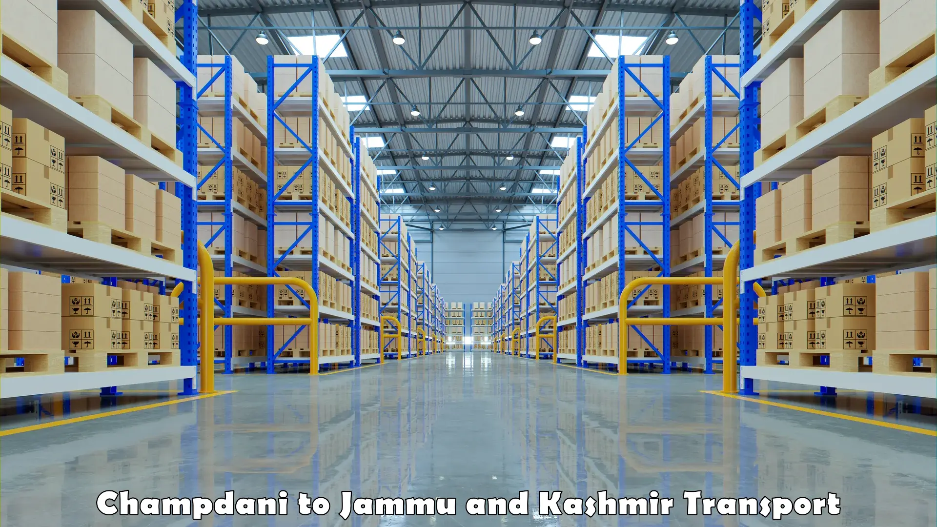 Vehicle transport services Champdani to Jammu and Kashmir