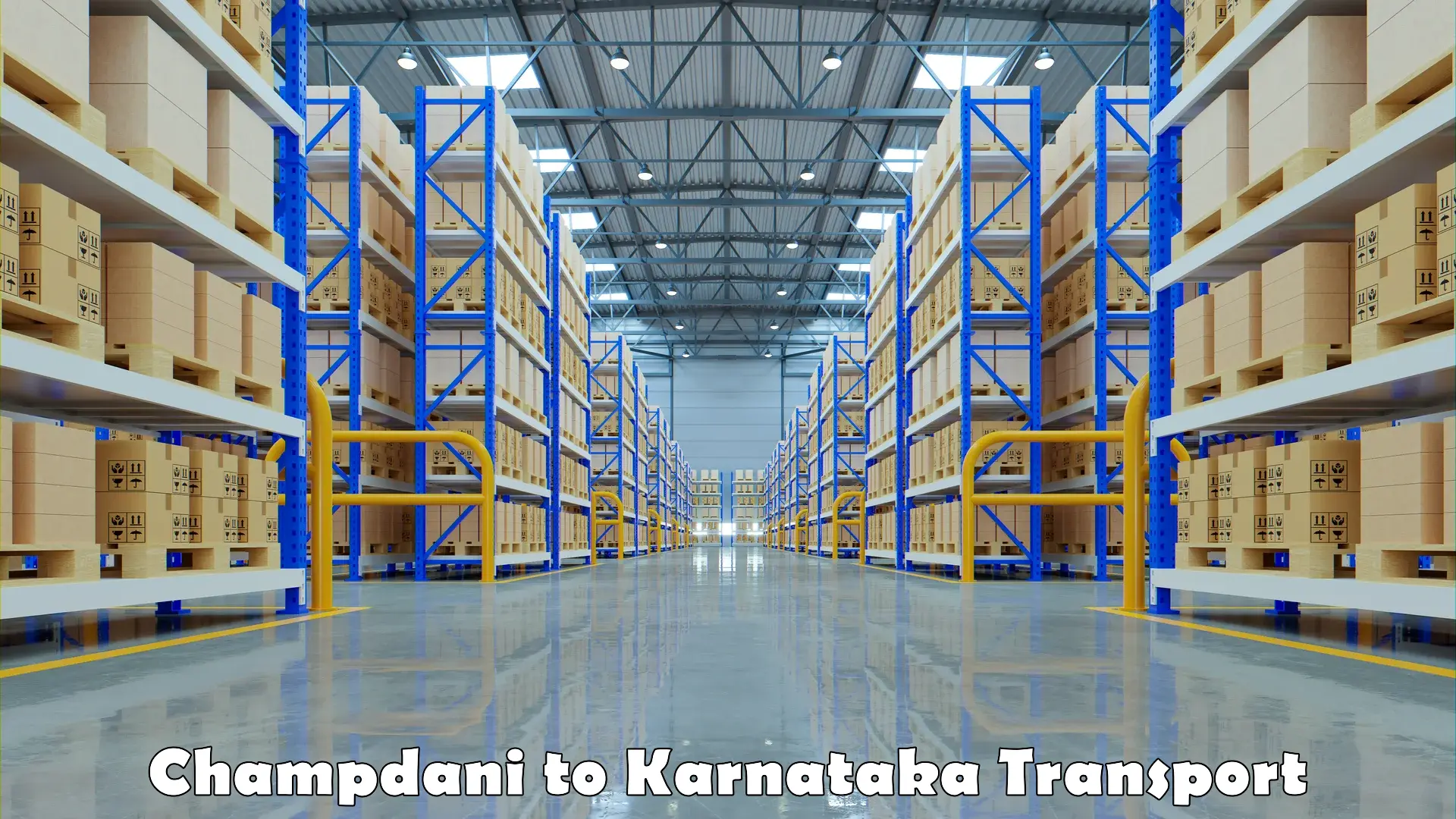 Package delivery services Champdani to Kanjarakatte