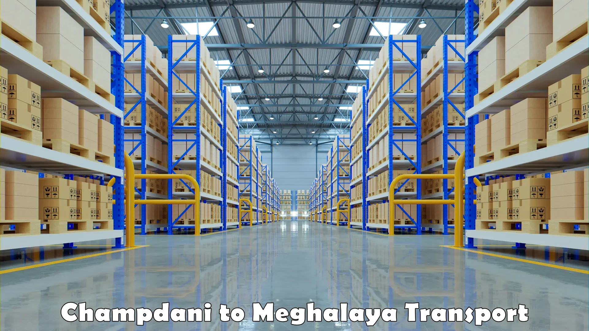 Air cargo transport services Champdani to Meghalaya