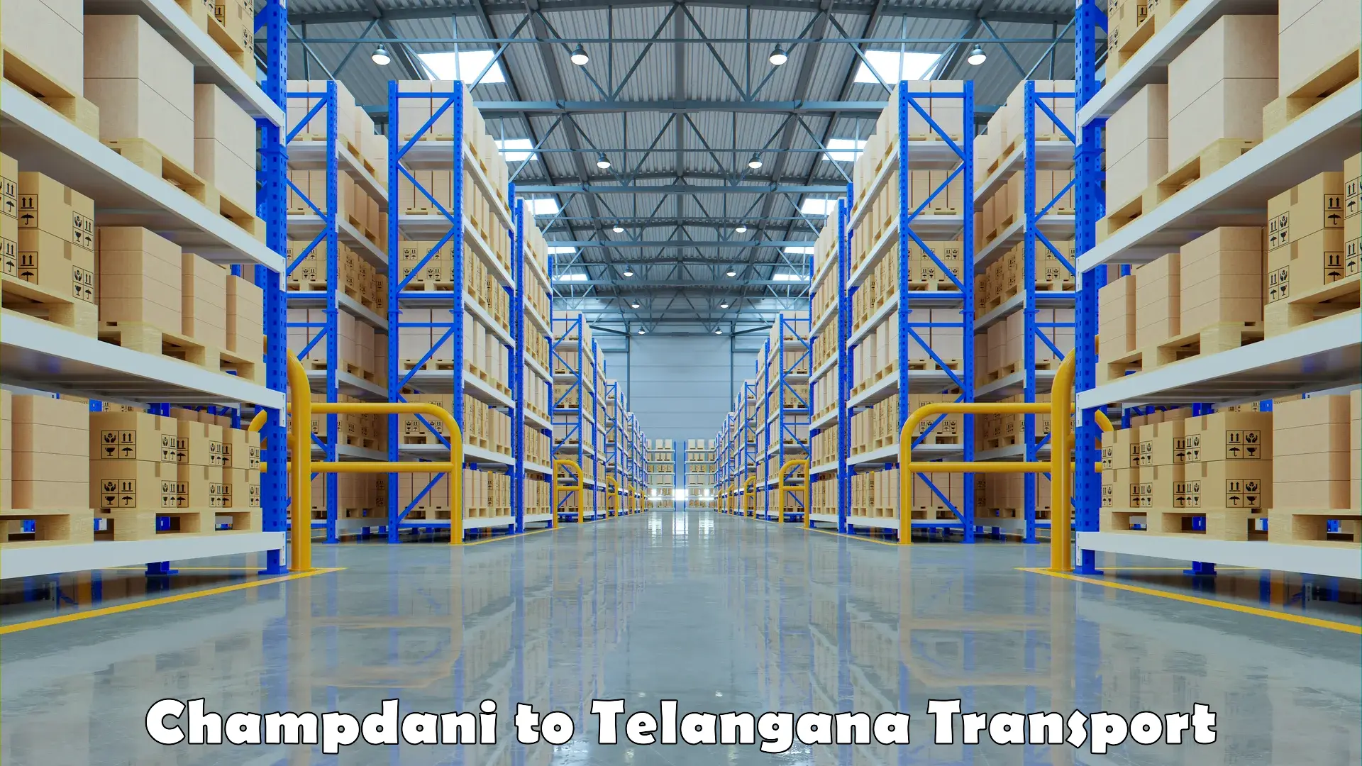 Delivery service Champdani to Telangana