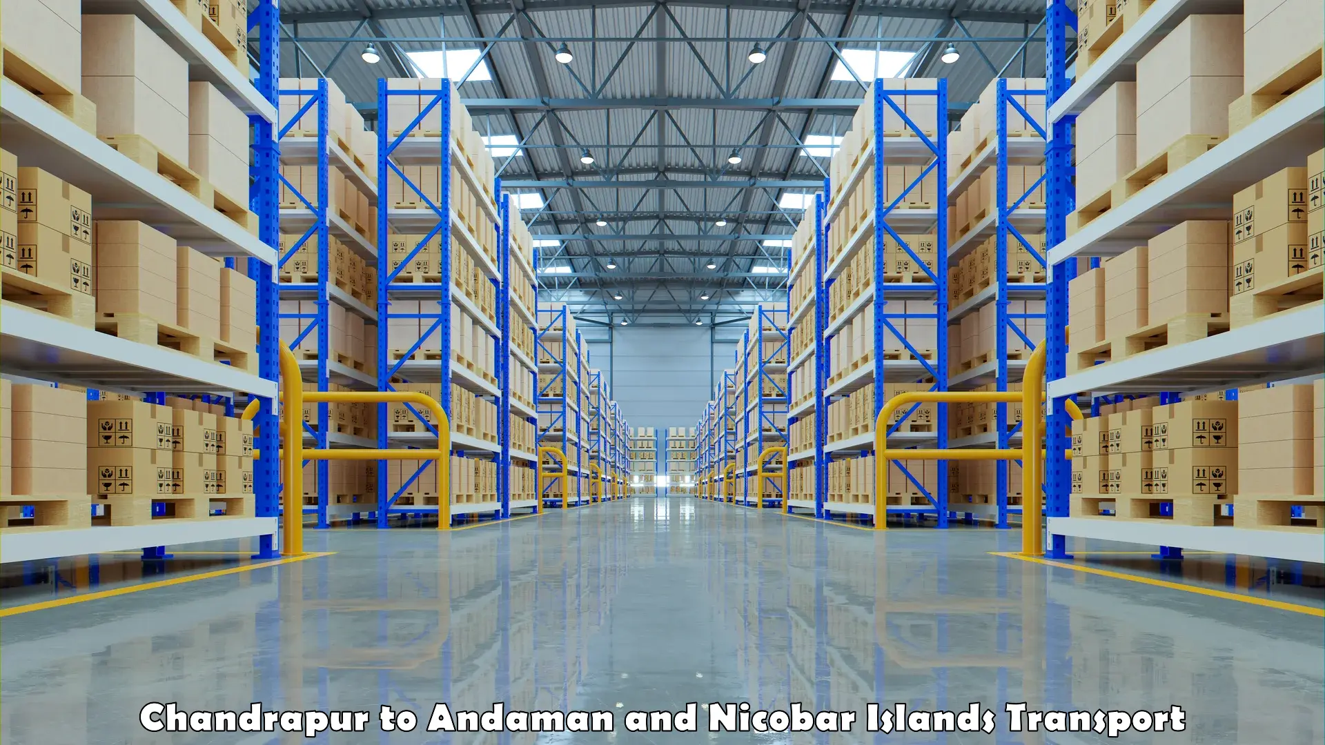 India truck logistics services Chandrapur to Port Blair