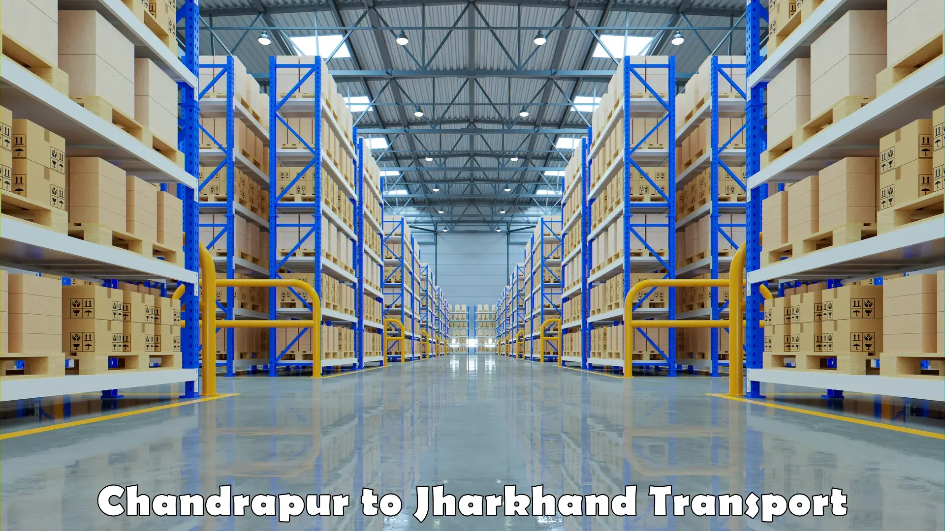 Vehicle parcel service Chandrapur to Jharkhand