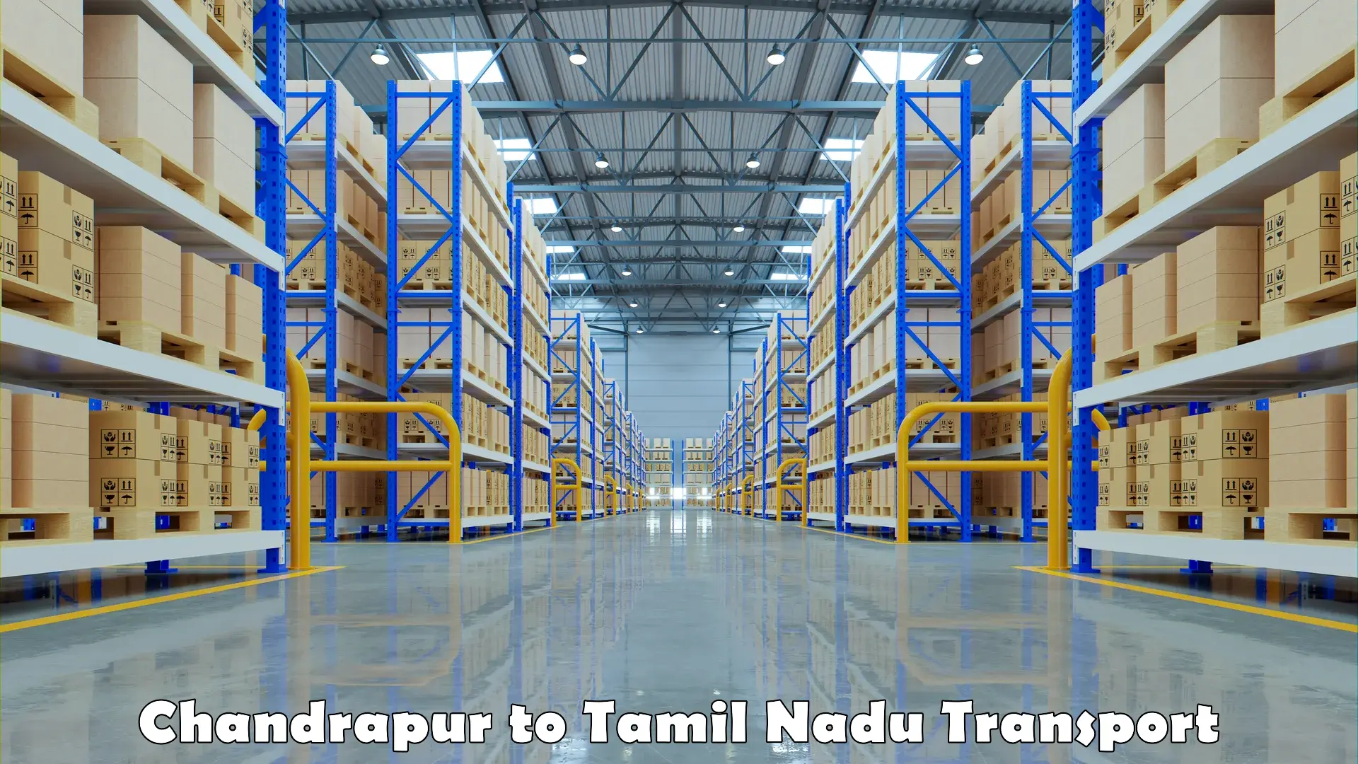 Domestic goods transportation services Chandrapur to Tamil Nadu