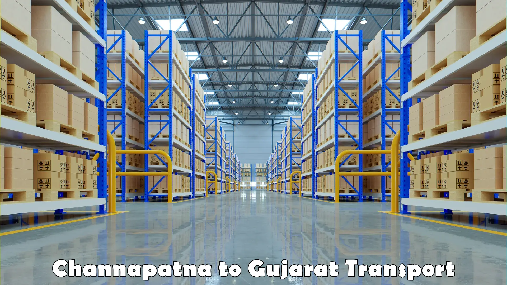 International cargo transportation services in Channapatna to Gandhinagar