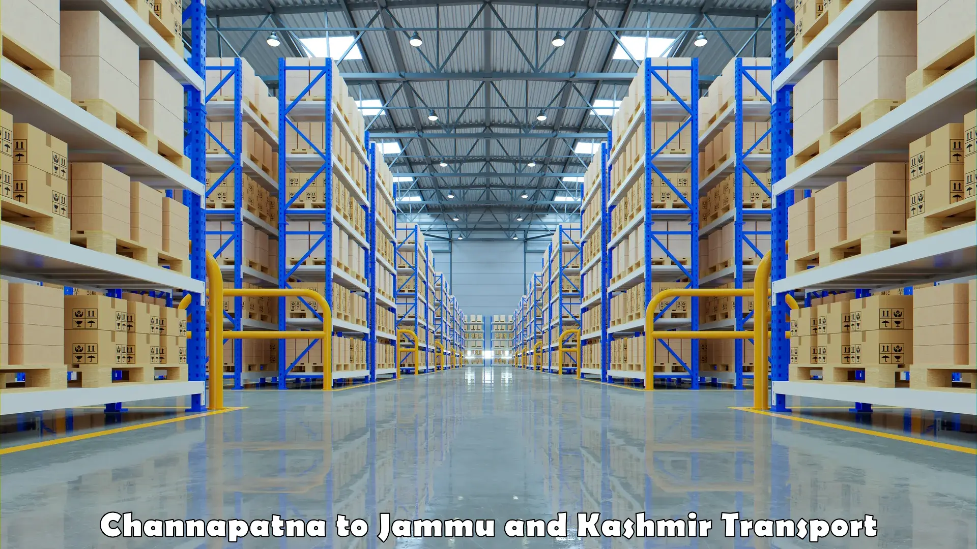 Vehicle courier services Channapatna to Jammu and Kashmir