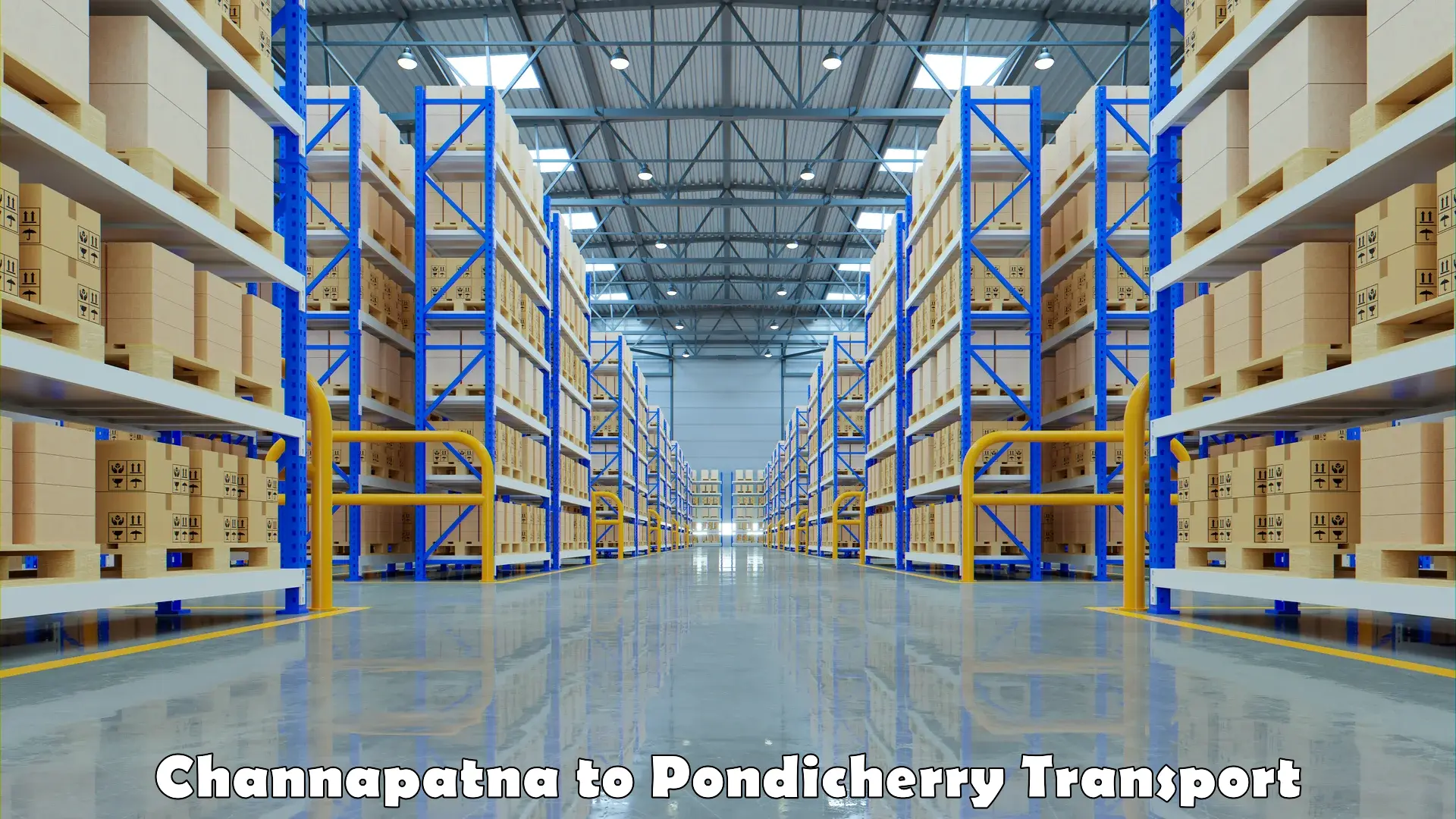 Cargo transport services Channapatna to Pondicherry