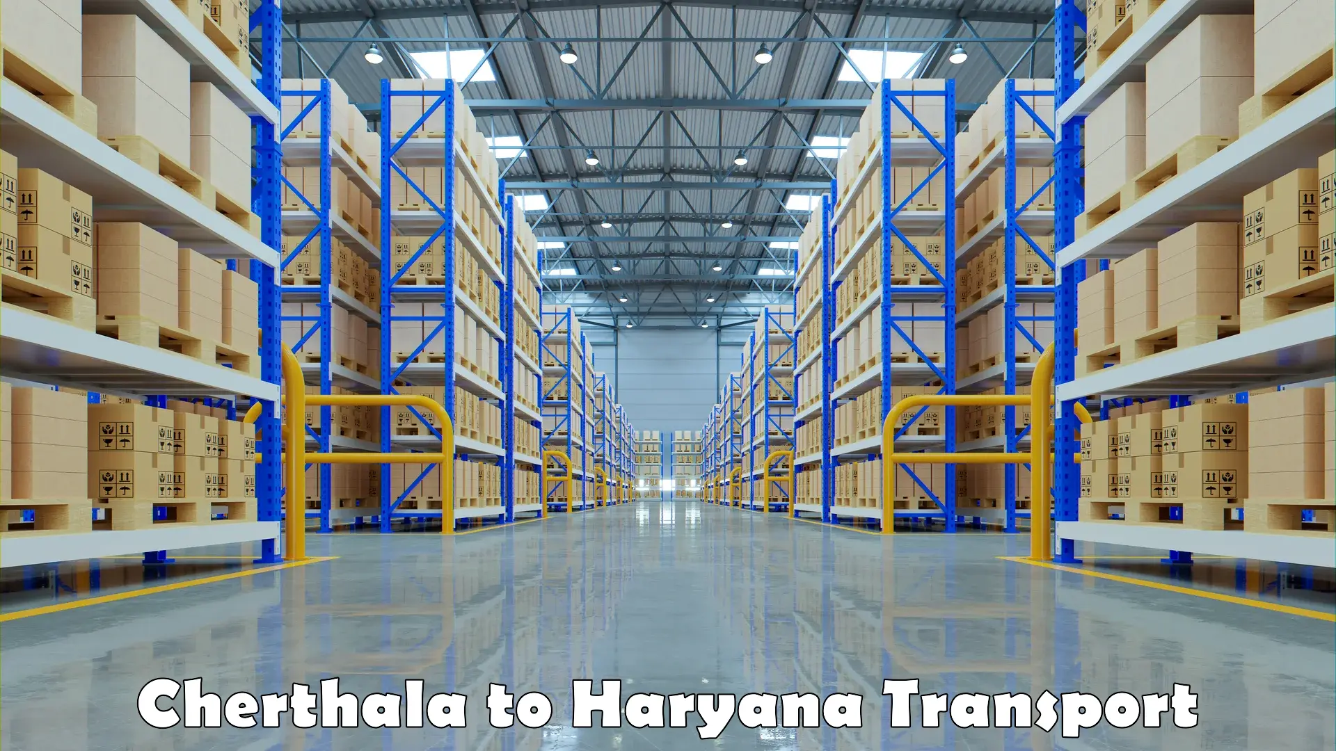 Parcel transport services Cherthala to Haryana
