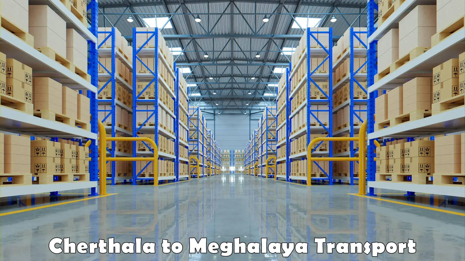 Vehicle parcel service Cherthala to Meghalaya