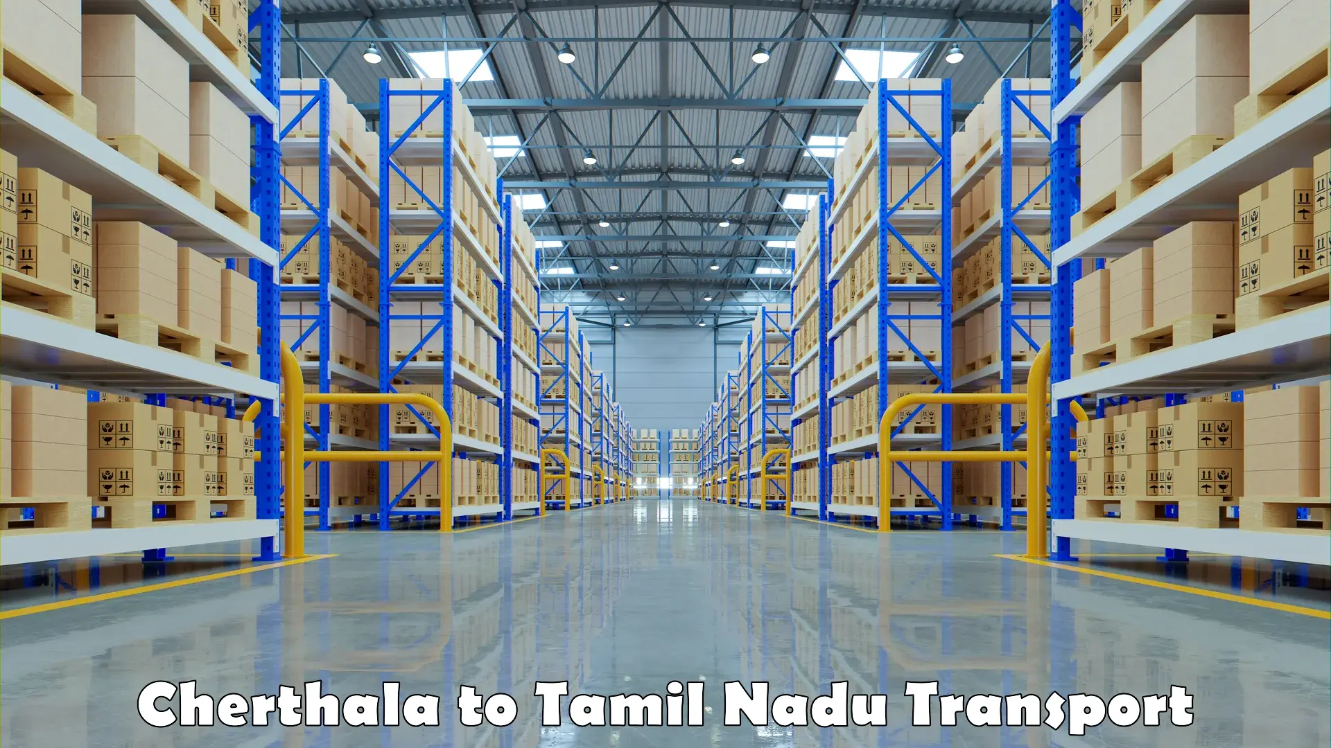 Container transport service Cherthala to IIIT Tiruchirappalli