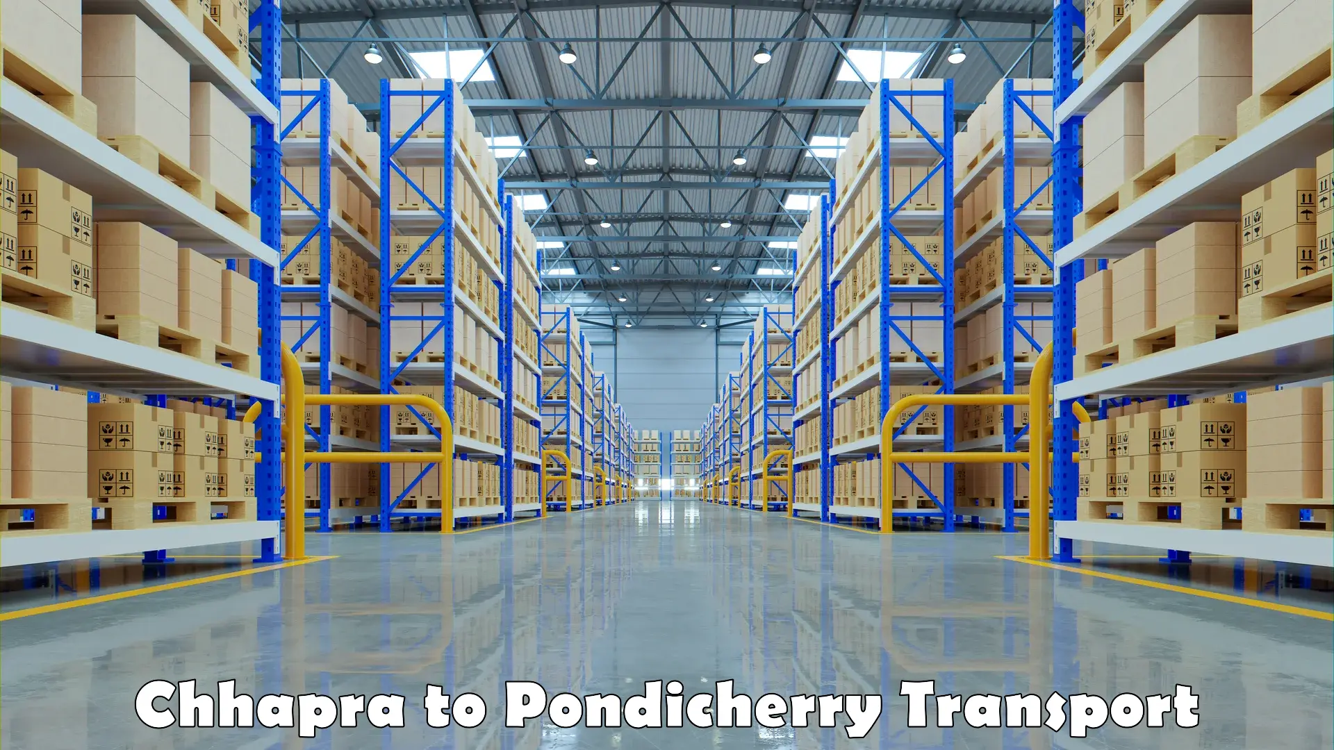 International cargo transportation services Chhapra to Pondicherry