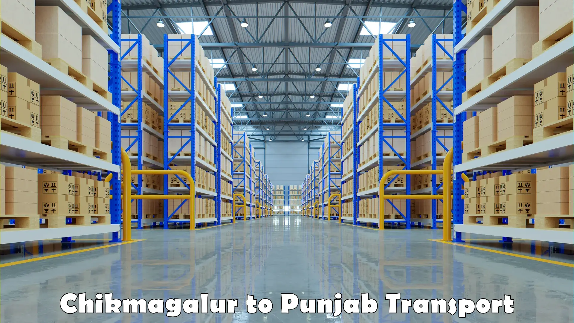 Luggage transport services Chikmagalur to Punjab