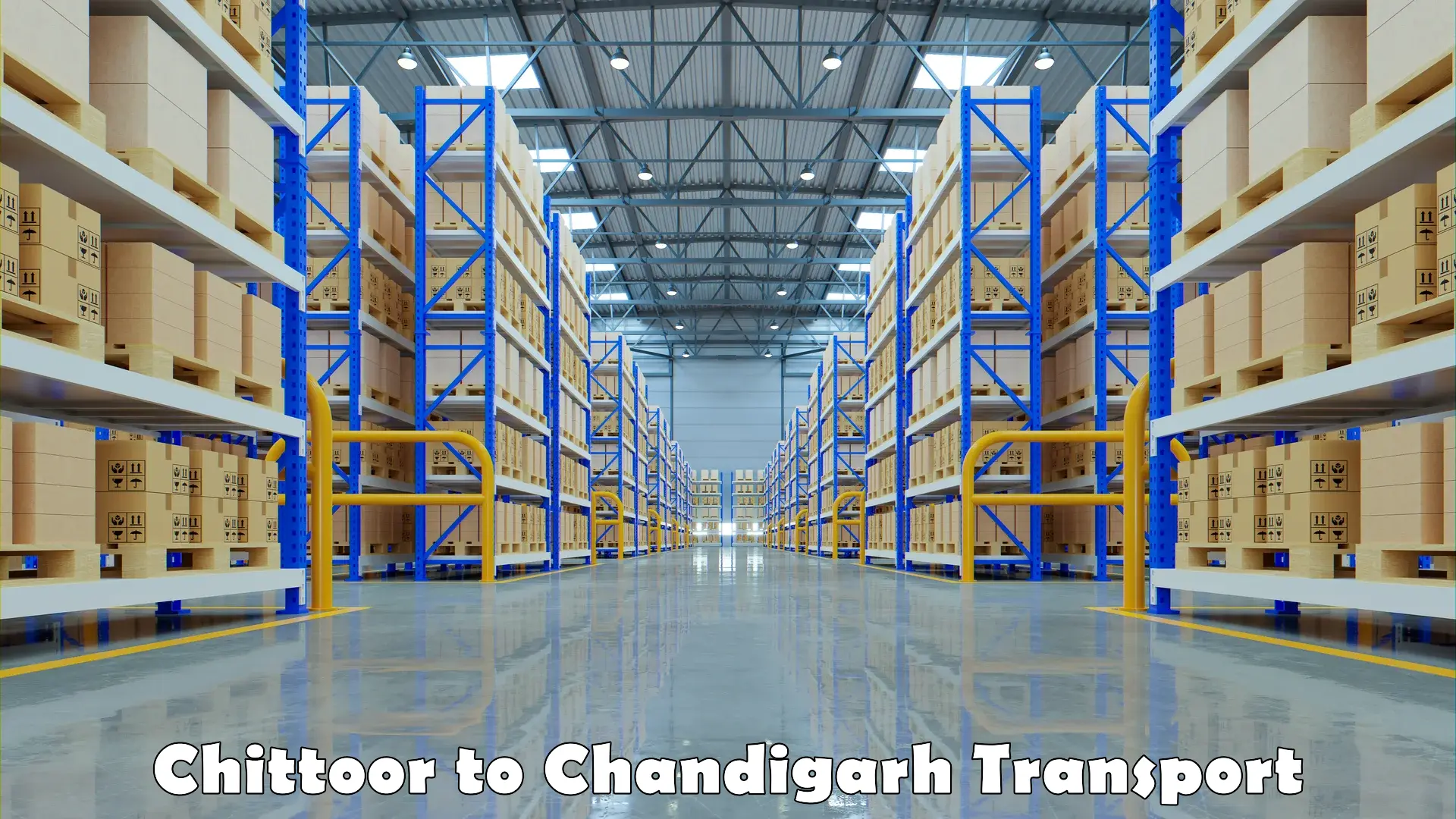 Domestic goods transportation services Chittoor to Panjab University Chandigarh