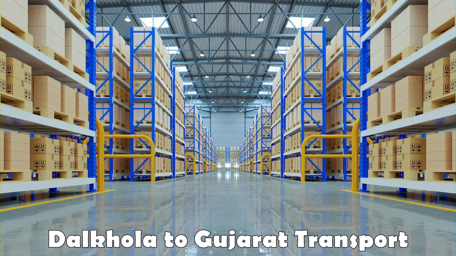 Commercial transport service Dalkhola to Kalol Gujarat