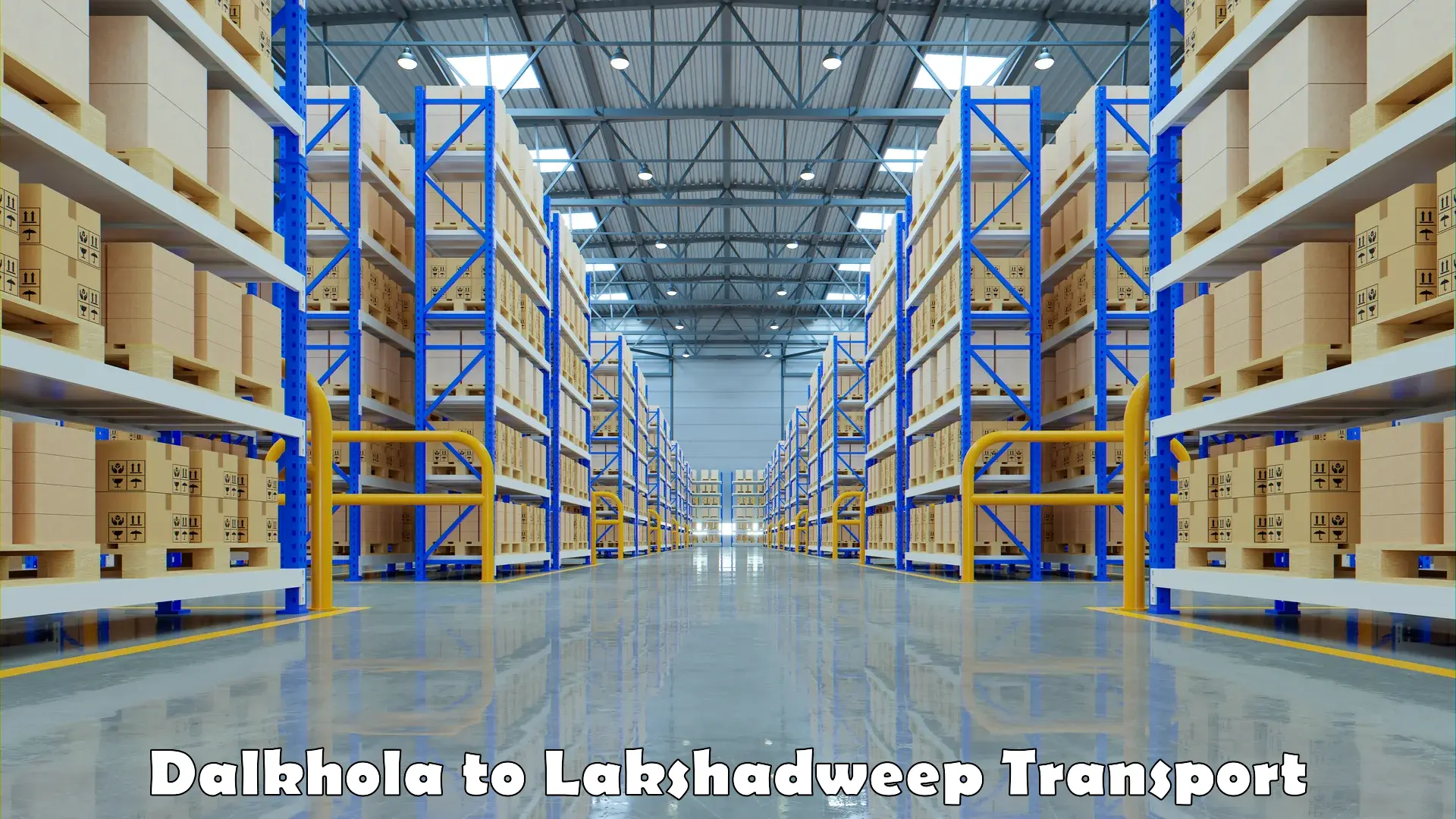 Online transport booking in Dalkhola to Lakshadweep