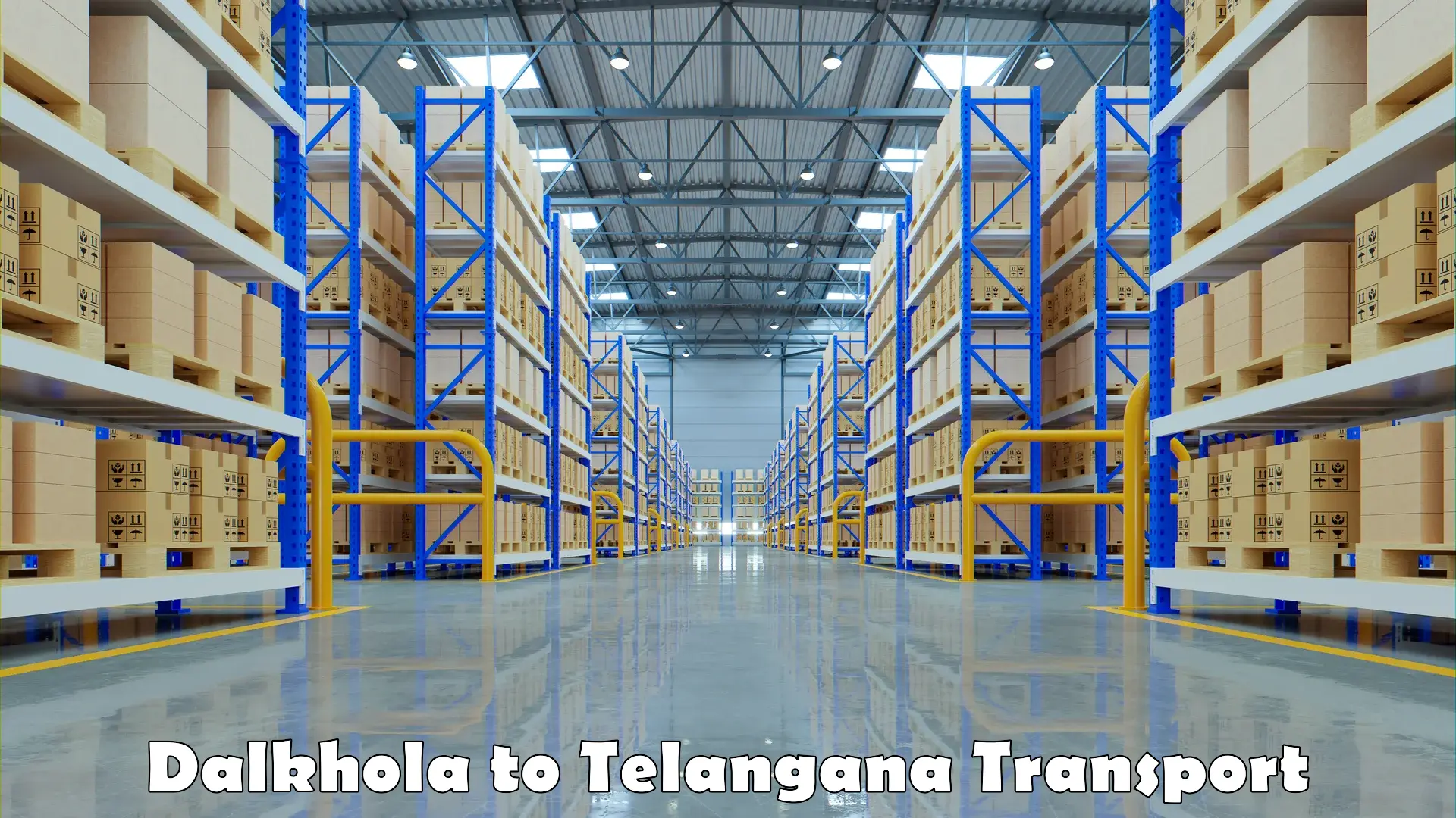 Goods delivery service Dalkhola to Telangana