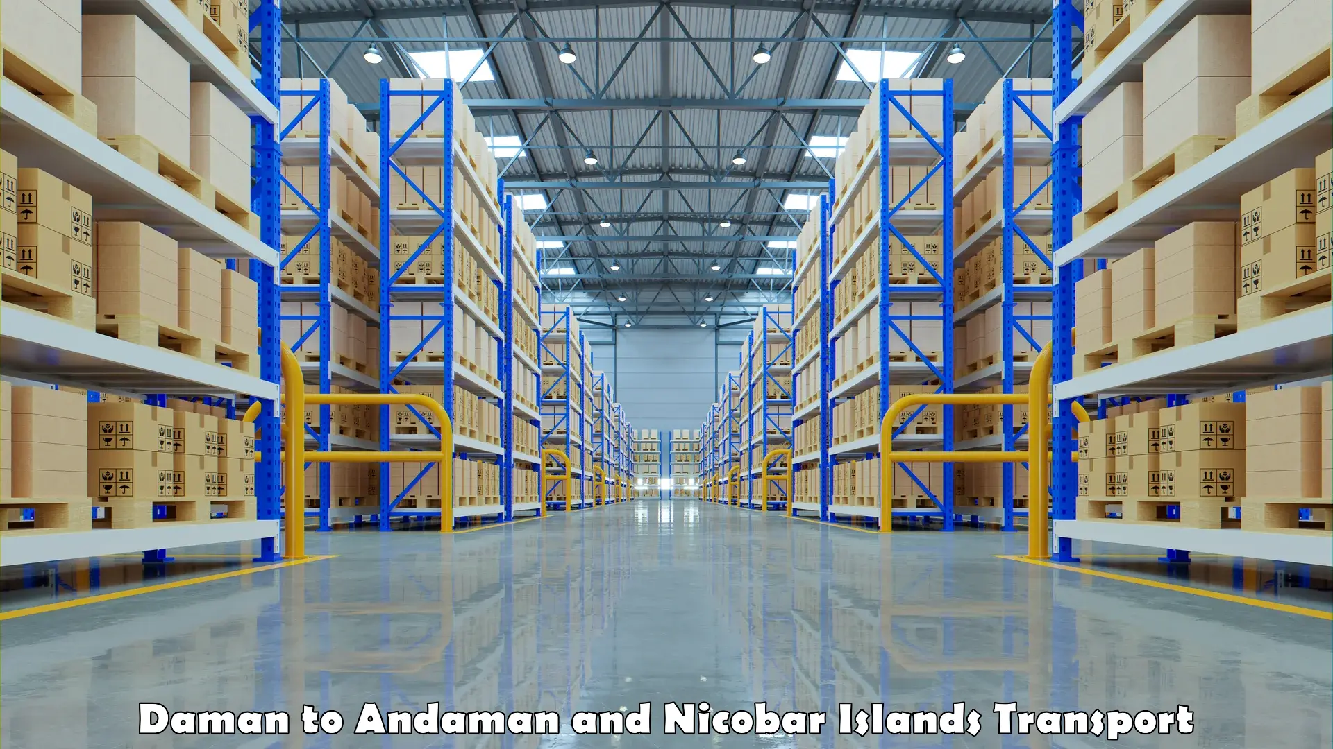 Shipping services Daman to Andaman and Nicobar Islands