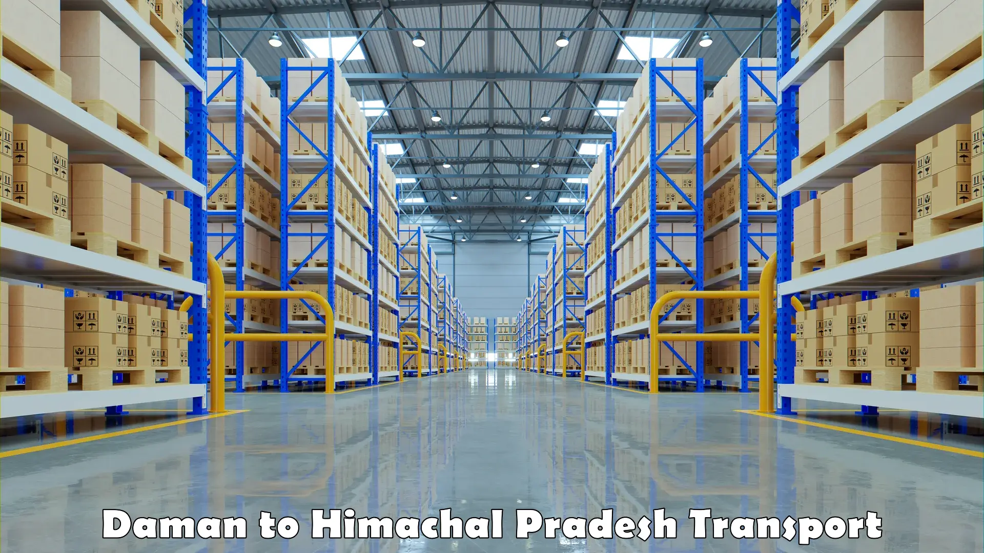 Road transport online services Daman to Himachal Pradesh