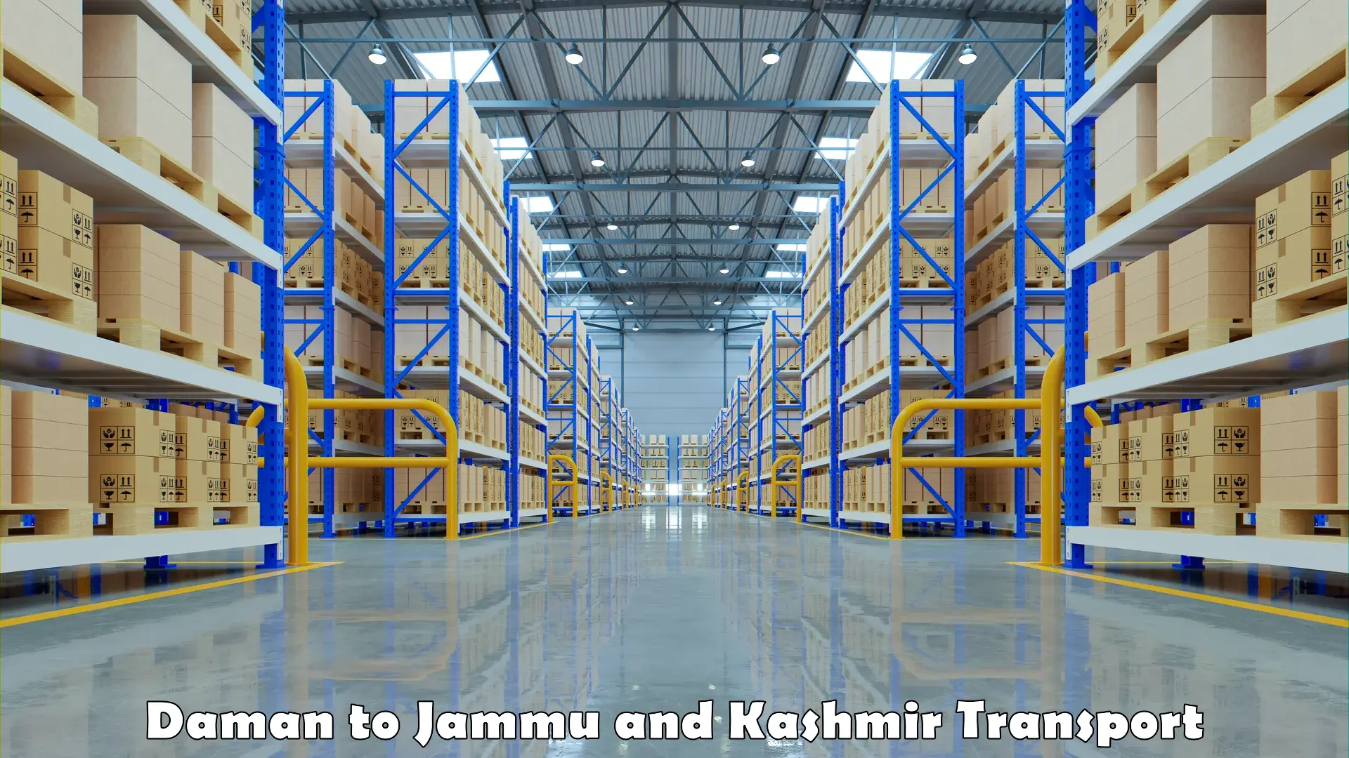 Shipping partner Daman to Jammu and Kashmir