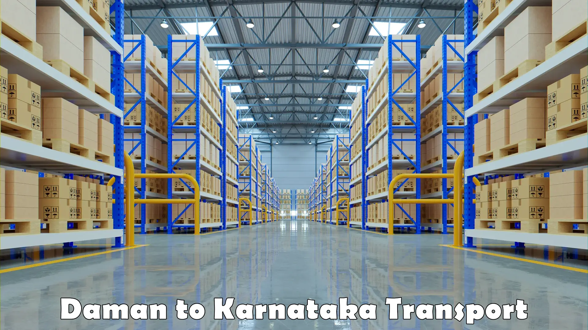 Cargo transport services Daman to Mangalore