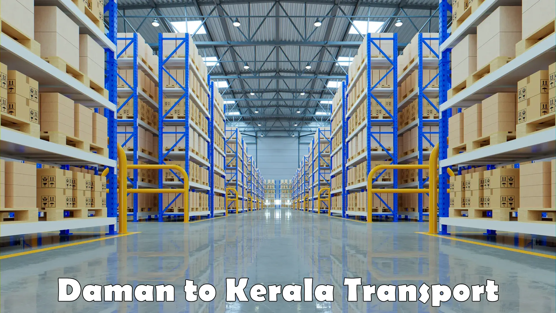 Container transportation services Daman to Kannur