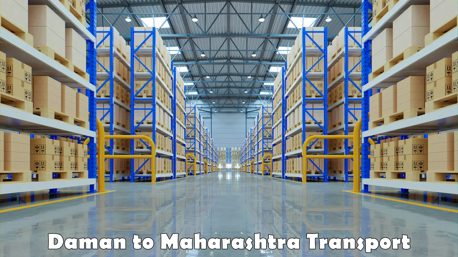 Shipping services Daman to Maharashtra