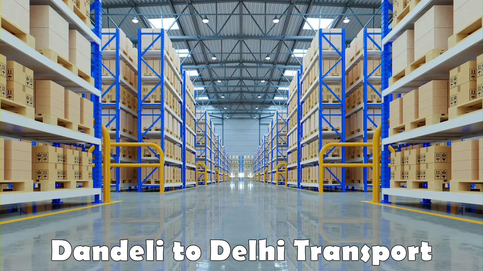 Cargo train transport services Dandeli to Delhi