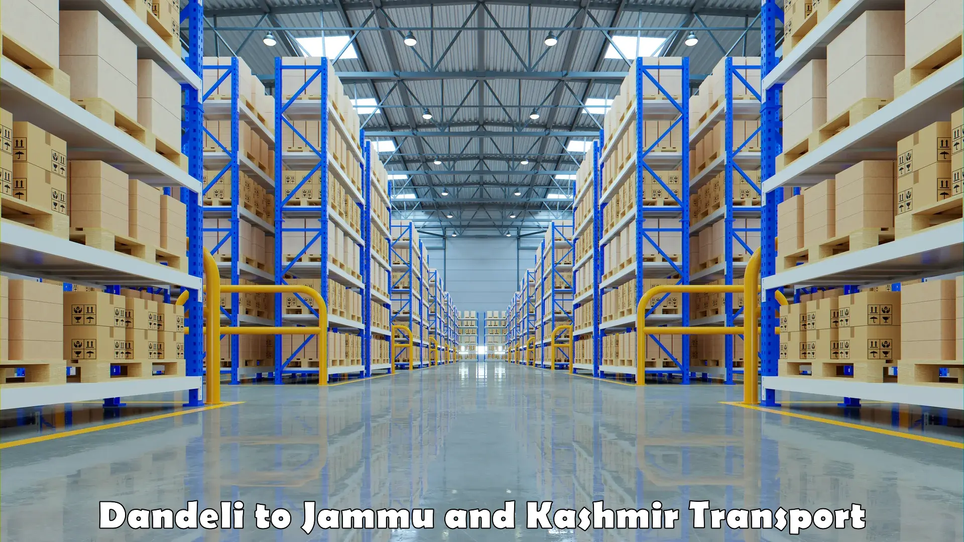 Part load transport service in India Dandeli to Jammu and Kashmir