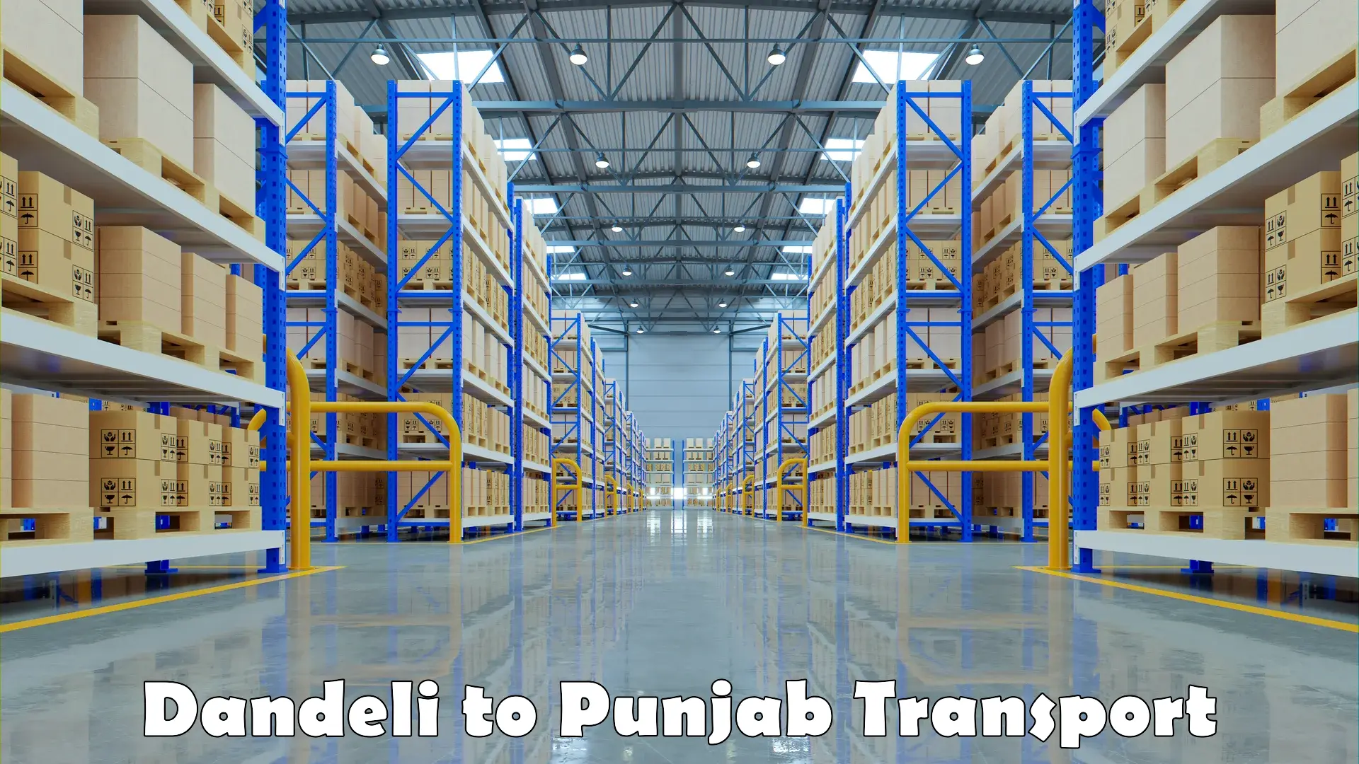 Logistics transportation services Dandeli to Punjab