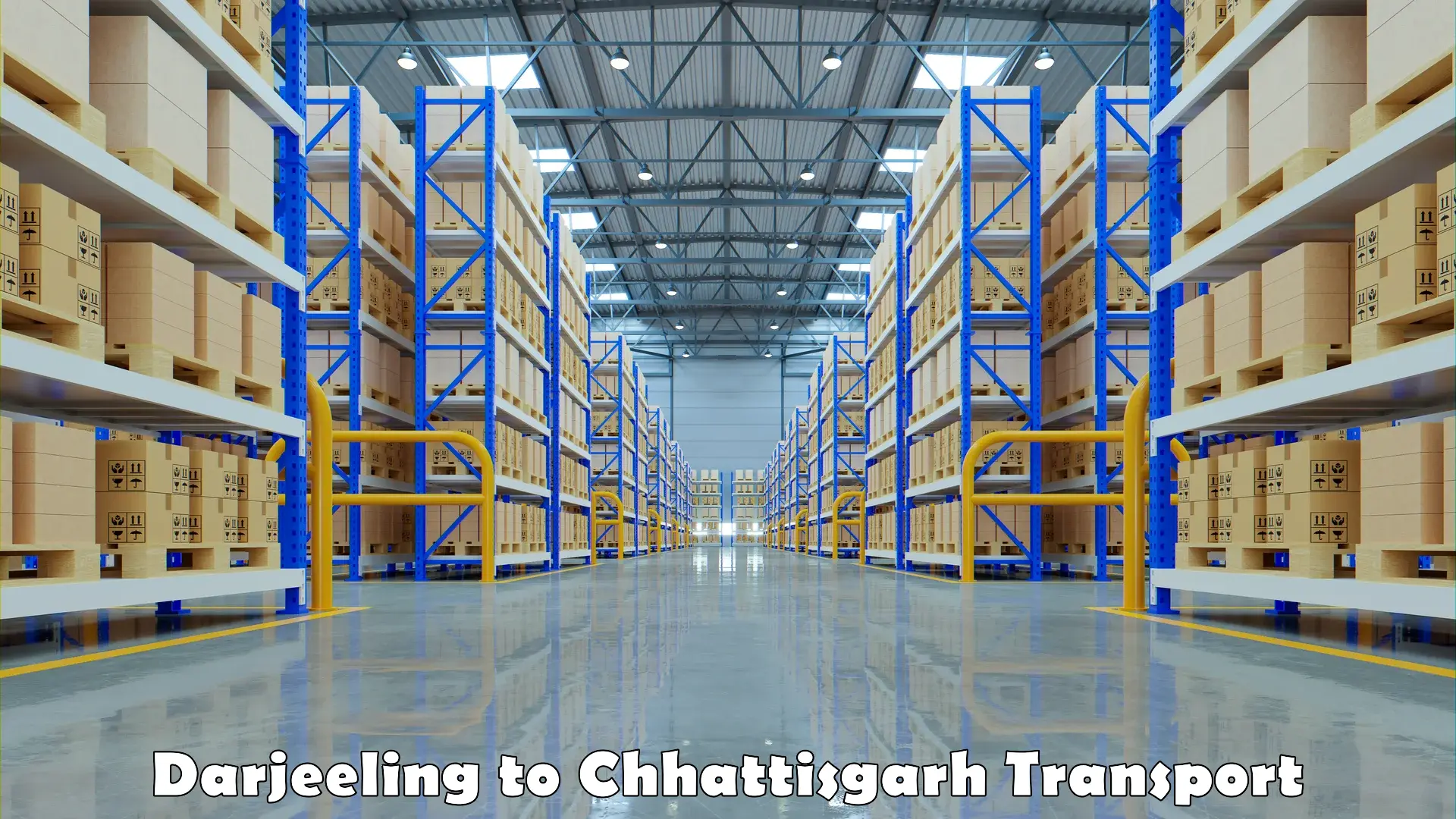 Container transport service Darjeeling to Chhattisgarh