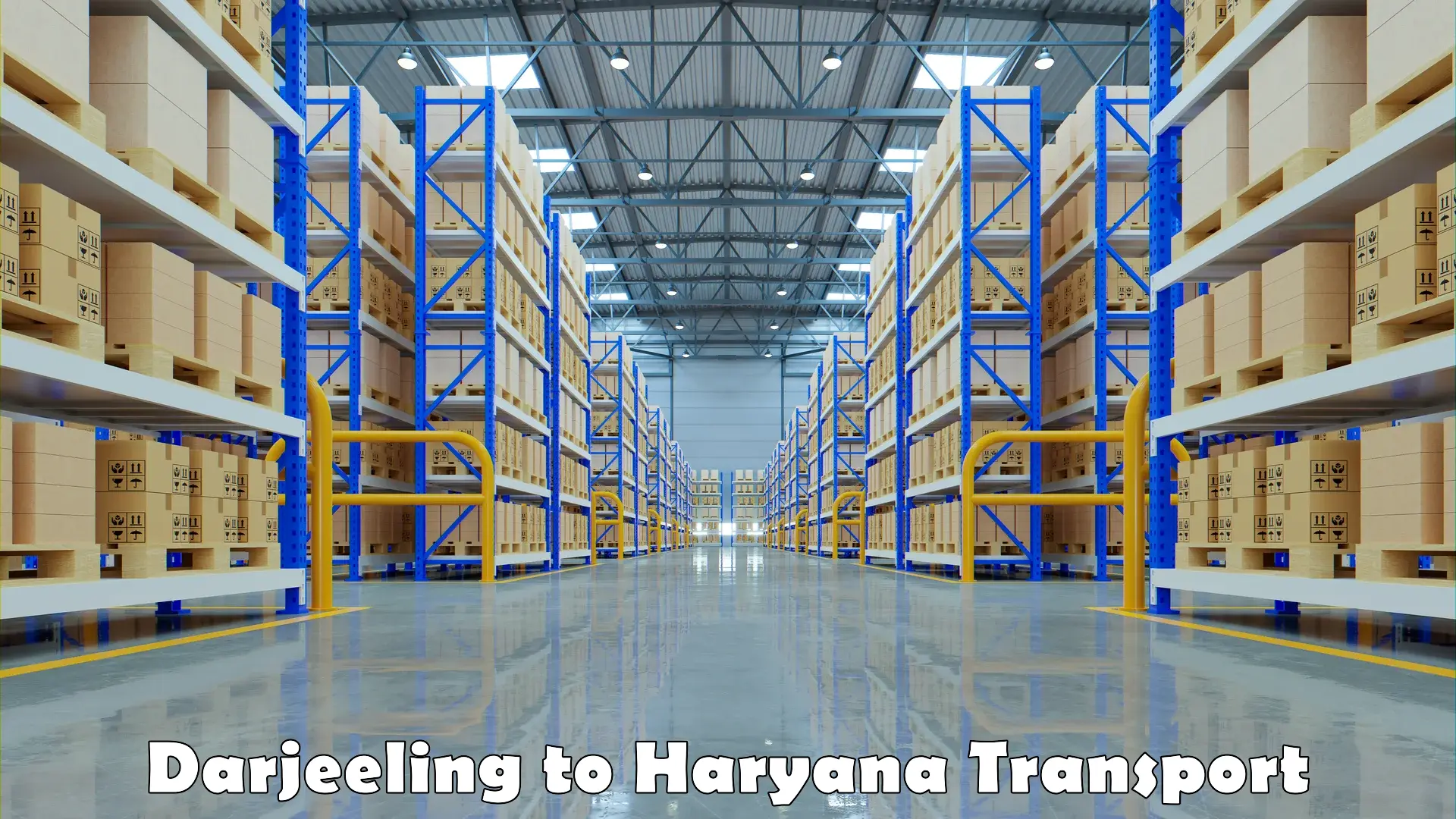 Goods transport services Darjeeling to Haryana