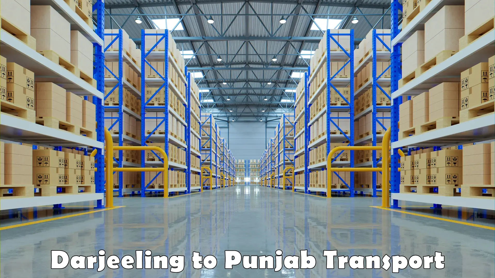 Material transport services Darjeeling to Punjab