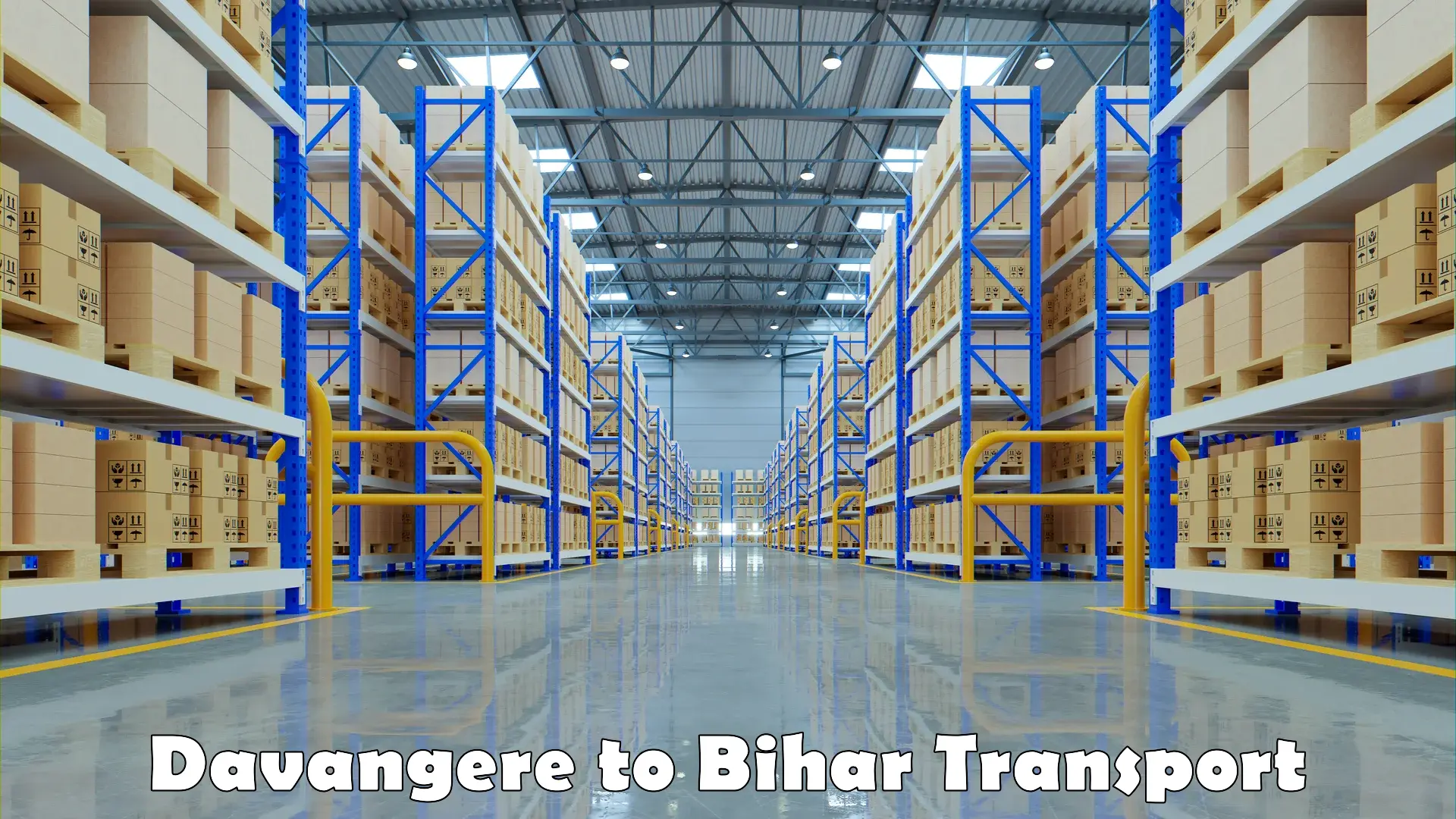 Cargo transportation services Davangere to Bihar
