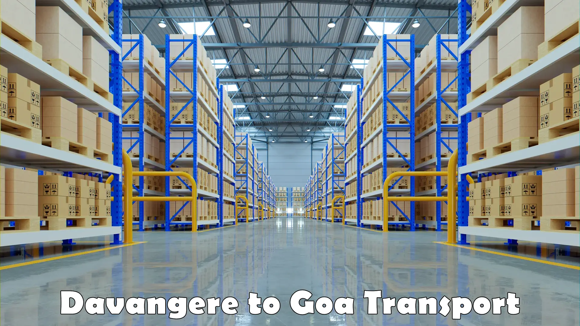 Pick up transport service Davangere to Goa
