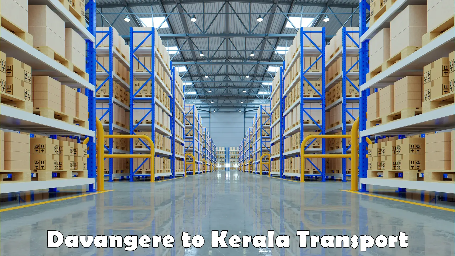Land transport services Davangere to Kerala